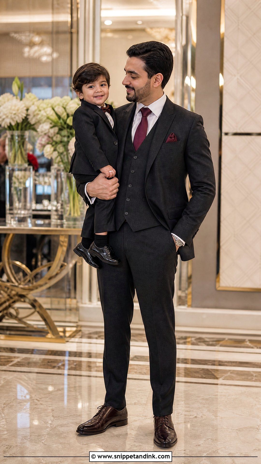 Three Piece Suit for Wedding Reception - Snippet and Ink - 20 Father Dress for Indian Wedding Ideas