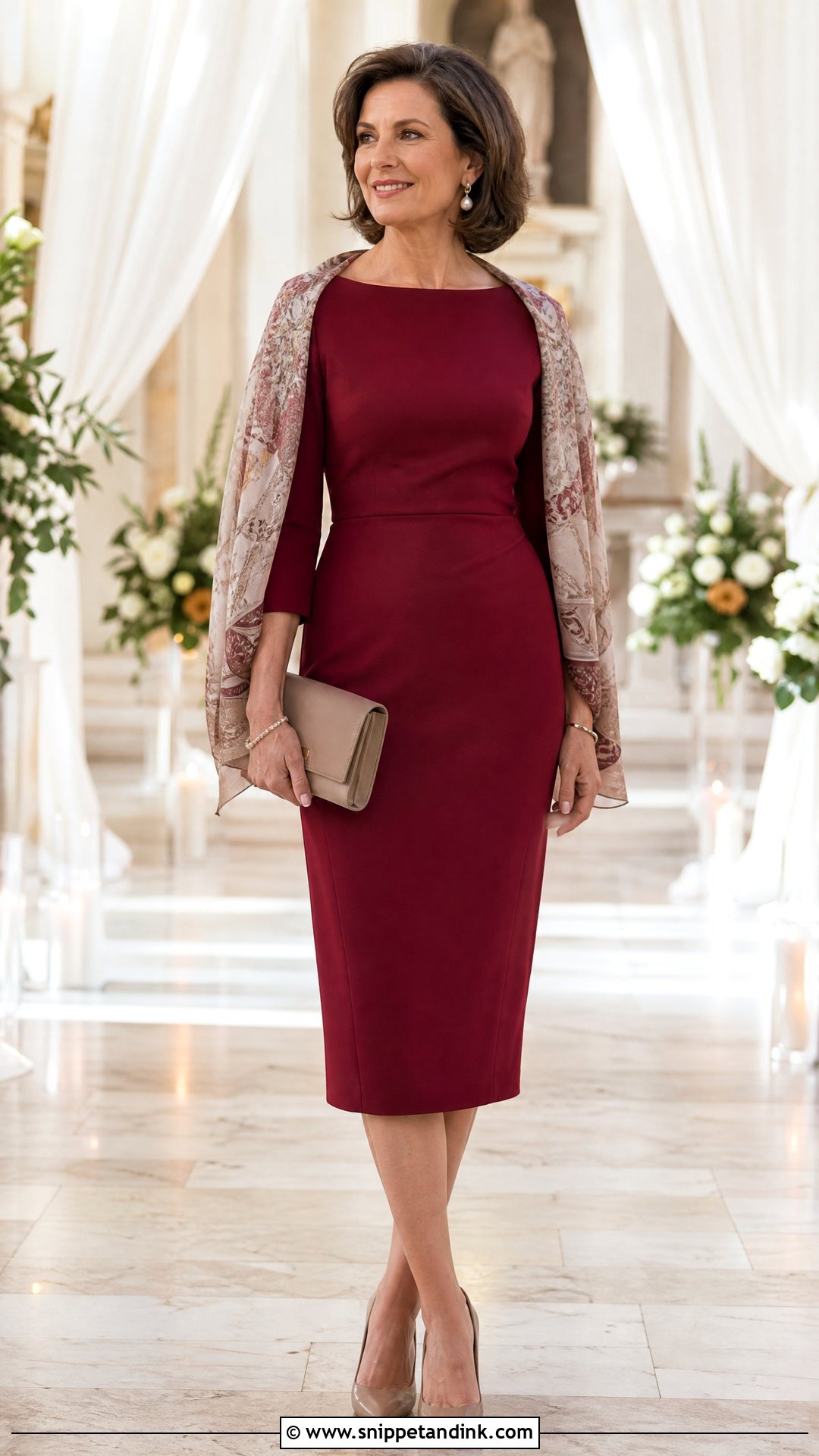 Three Quarter Sleeve Holy Matrimony Dress - Snippet and Ink - 25 Holy Matrimony Dress Ideas