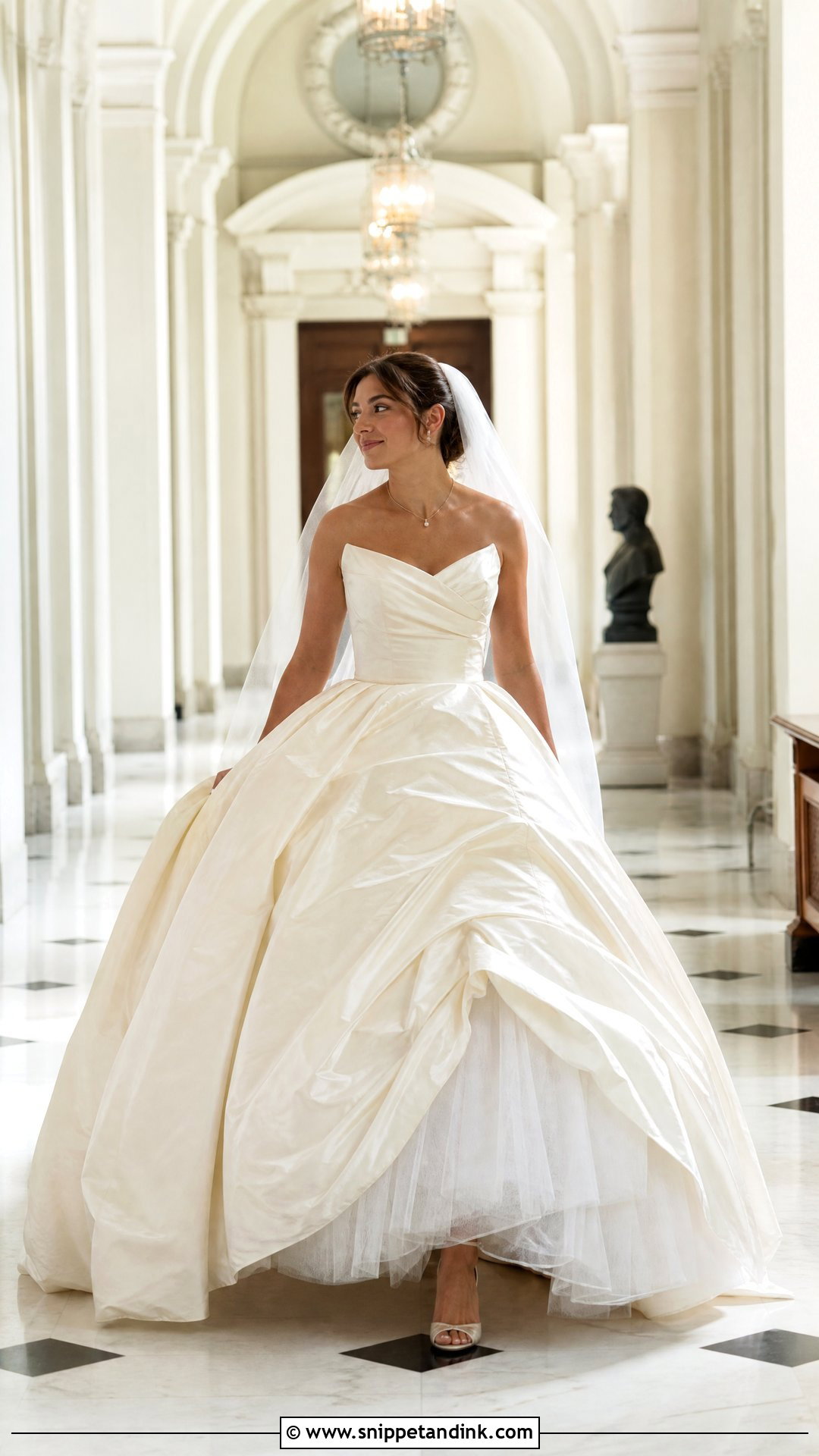 Thrifted Ball Gown Wedding Dress - Snippet and Ink - 25 Thrifted Wedding Dress Ideas