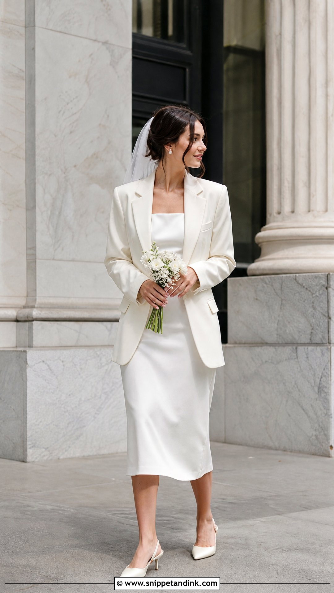 Thrifted Courthouse Wedding Dress - Snippet and Ink - 25 Thrifted Wedding Dress Ideas