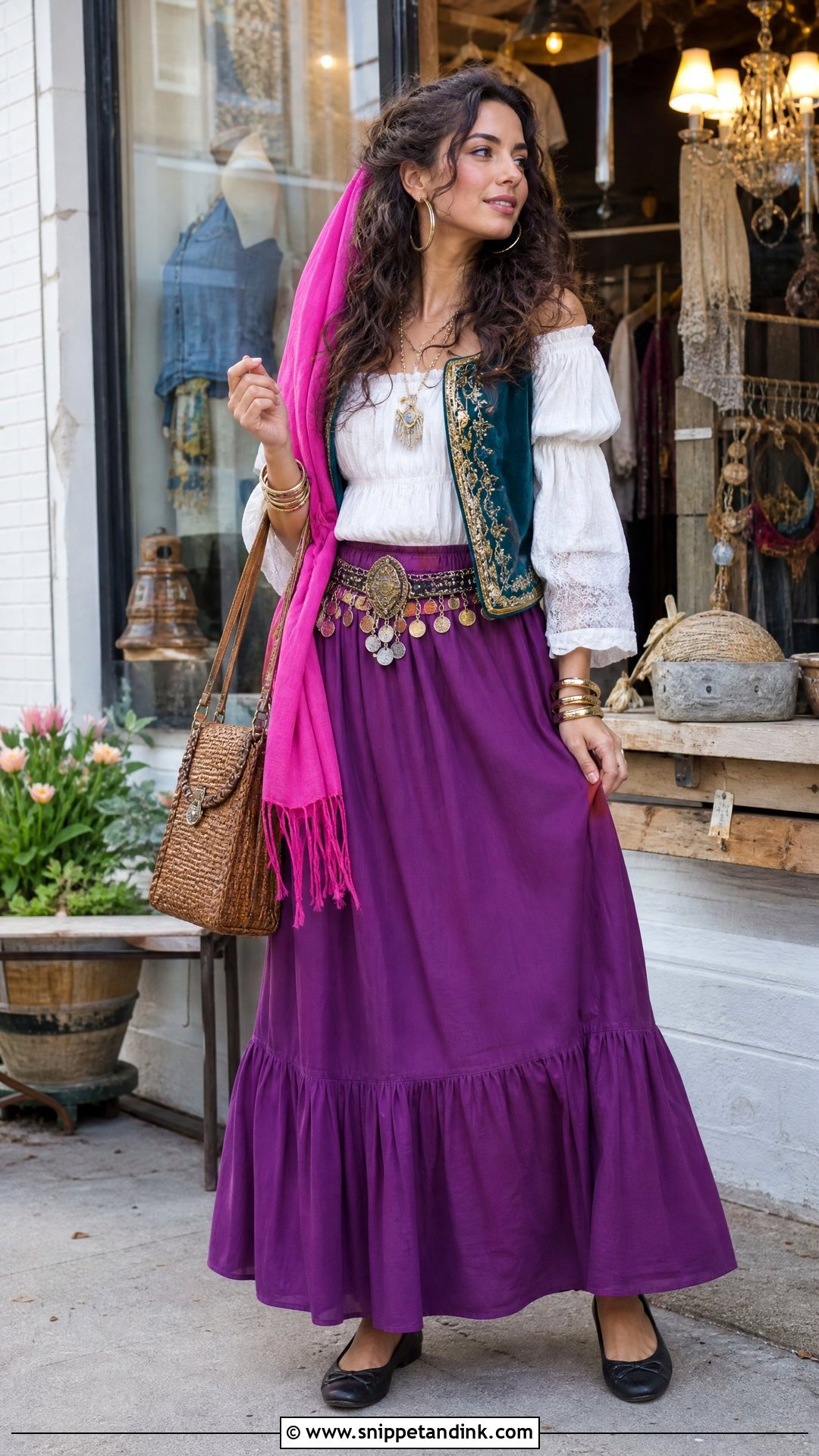 Thrifted Princess Esmeralda Outfit - Snippet and Ink - 20 Princess Esmeralda Ideas