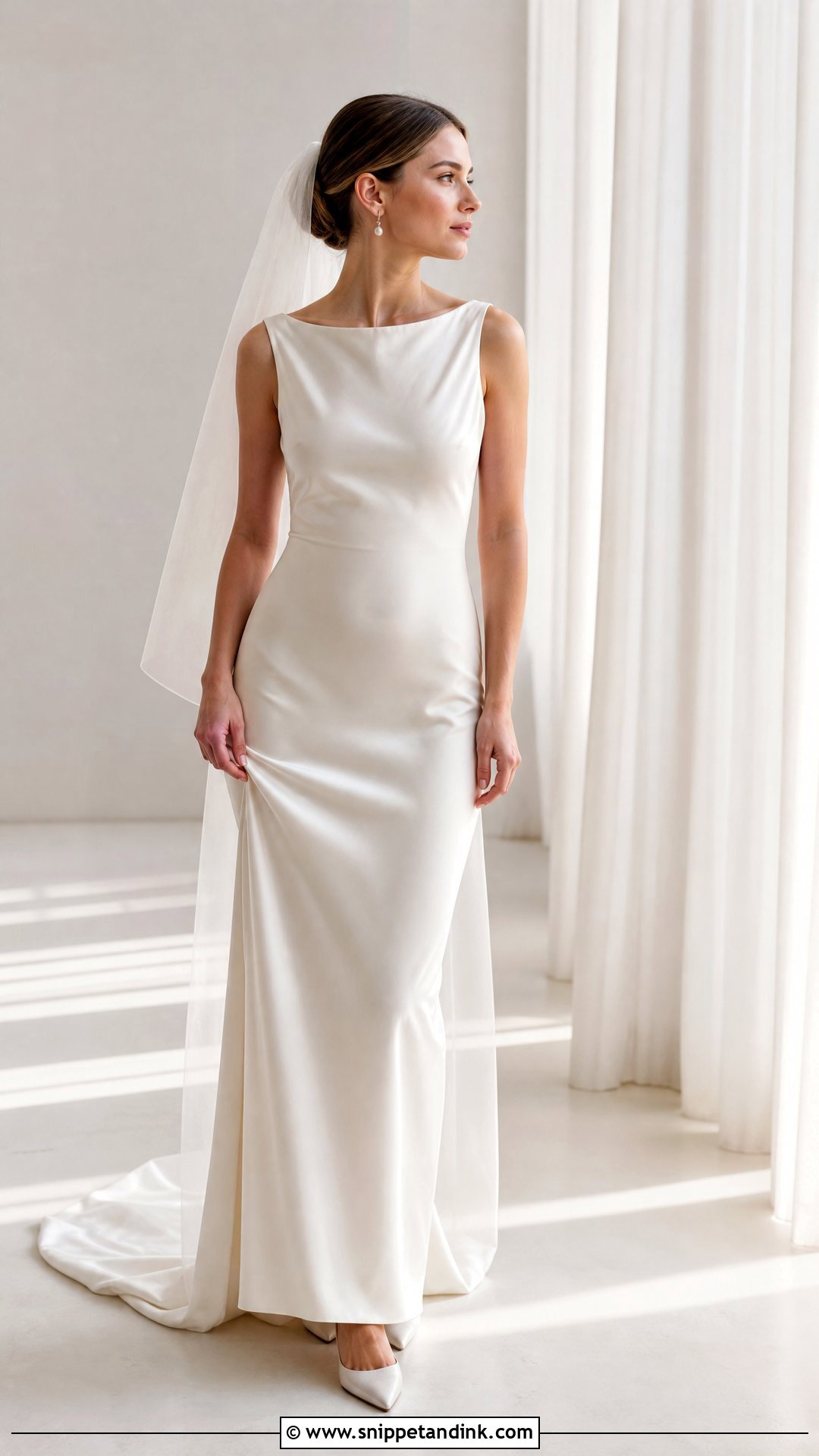 Thrifted Silk Wedding Dress - Snippet and Ink - 25 Thrifted Wedding Dress Ideas
