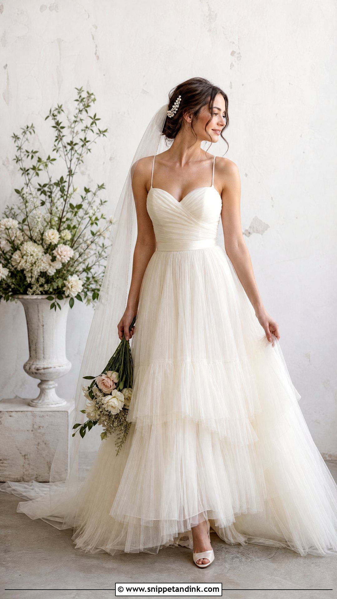 Thrifted Tulle Wedding Dress - Snippet and Ink - 25 Thrifted Wedding Dress Ideas