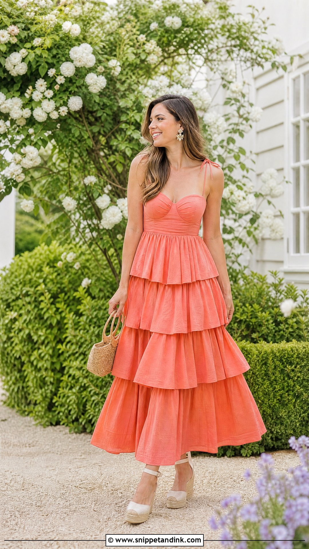 Tiered Garden Wedding Frock - Snippet and Ink - 20 Wedding Frocks for Women Ideas