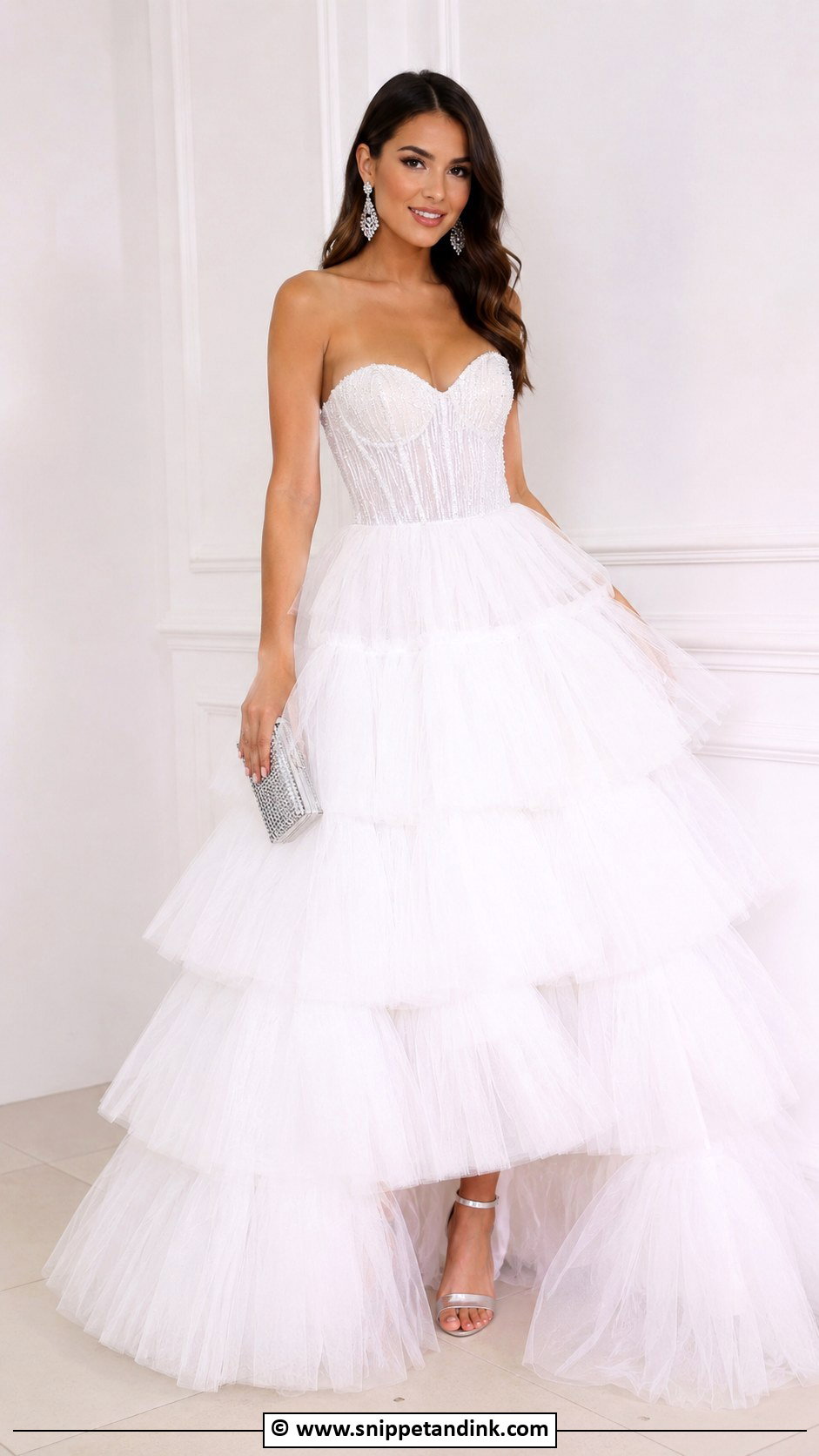 Tiered Princess Gown - Snippet and Ink - 35 Princess Gown Ideas