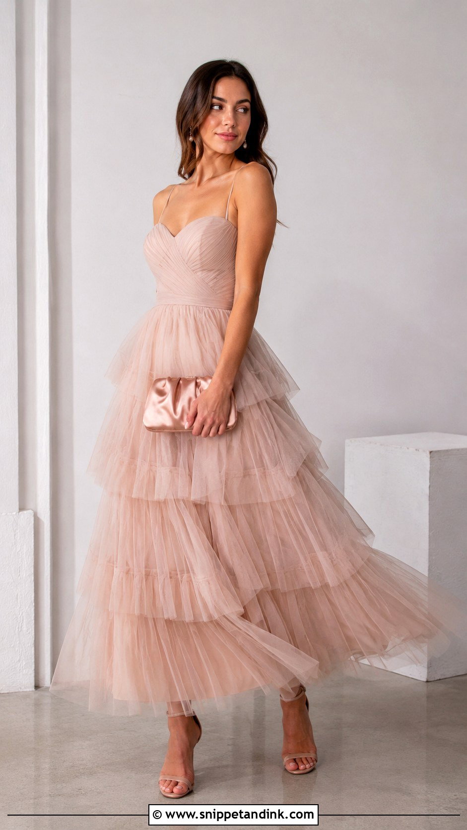 Tiered Tulle Gown - Snippet and Ink - 25 Fairytale Gowns
