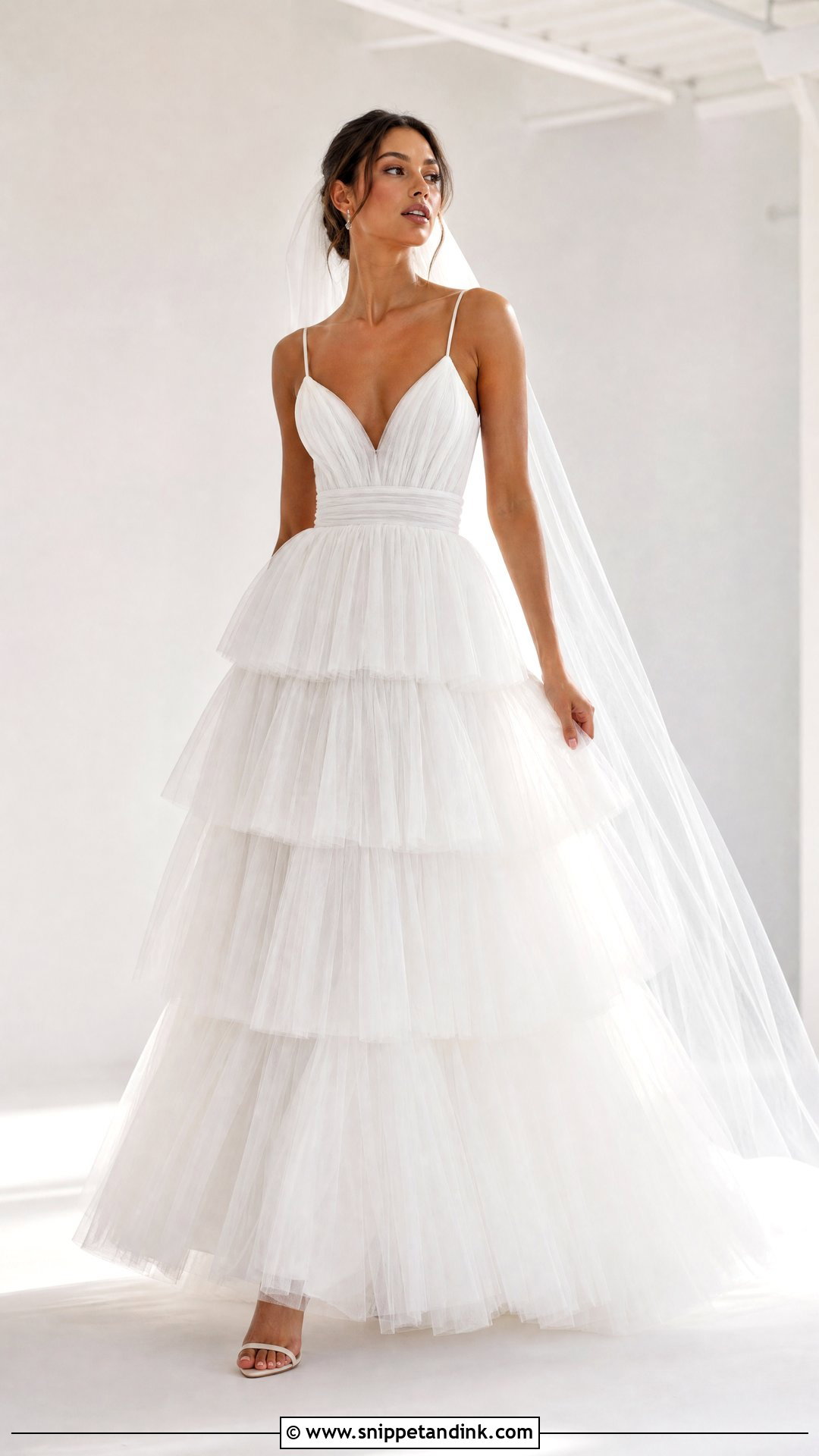 Tiered Tulle Wedding Dress - Snippet and Ink - 25 Ugly Wedding Dresses