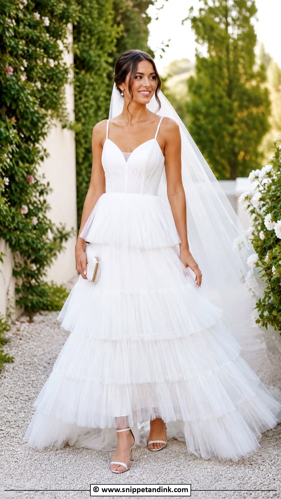 Tiered Ugly Wedding Dress - Snippet and Ink - 30 Ugly Wedding Dress Ideas