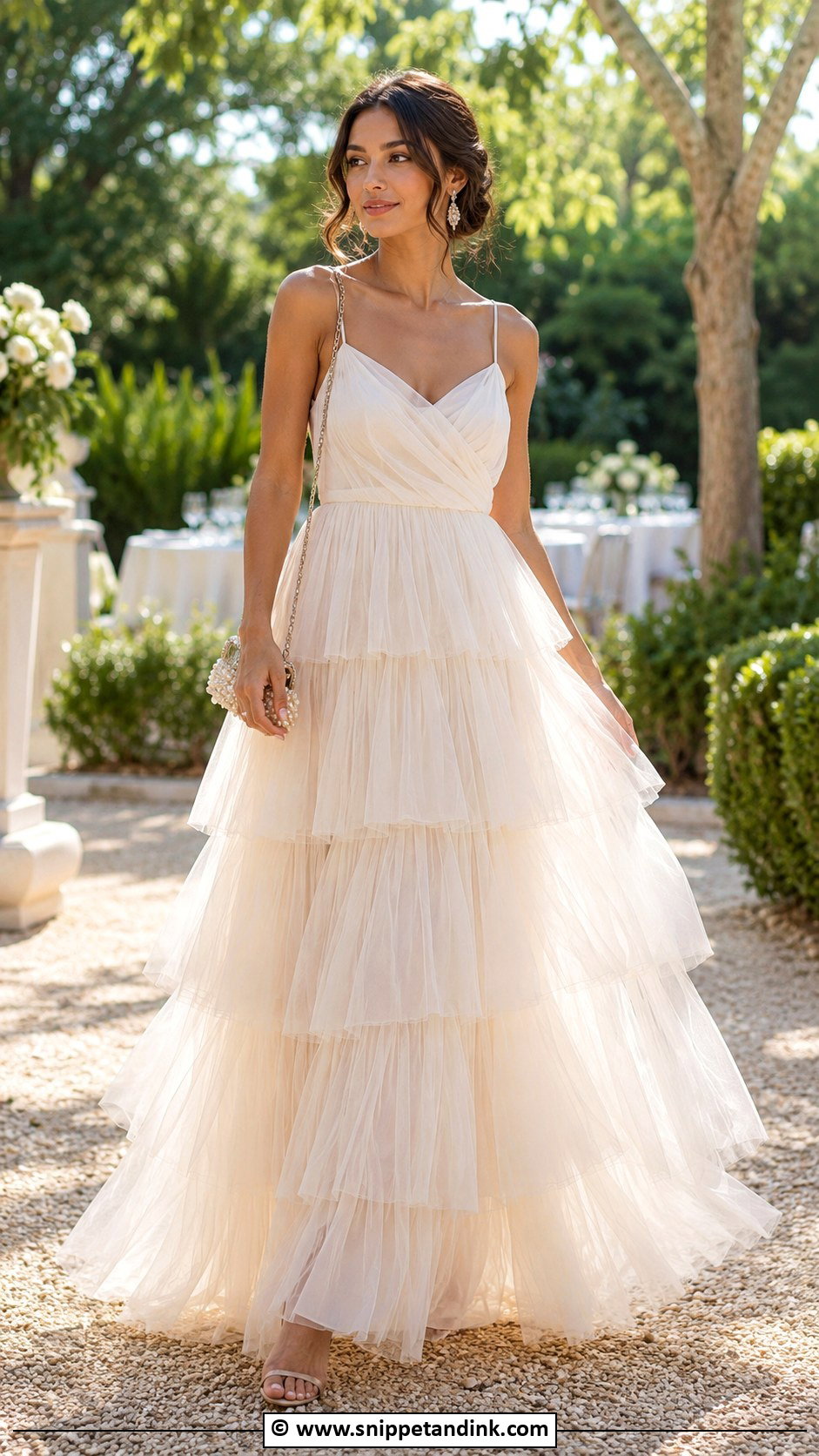 Tiered Wedding Frock - Snippet and Ink - 30 Wedding Frock Designs