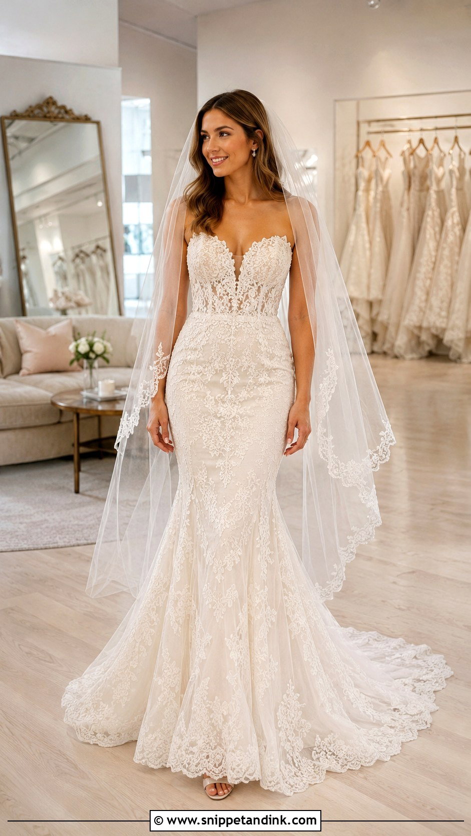 Tight Fit And Flare Wedding Dress - Snippet and Ink - 25 Tight Wedding Dresses