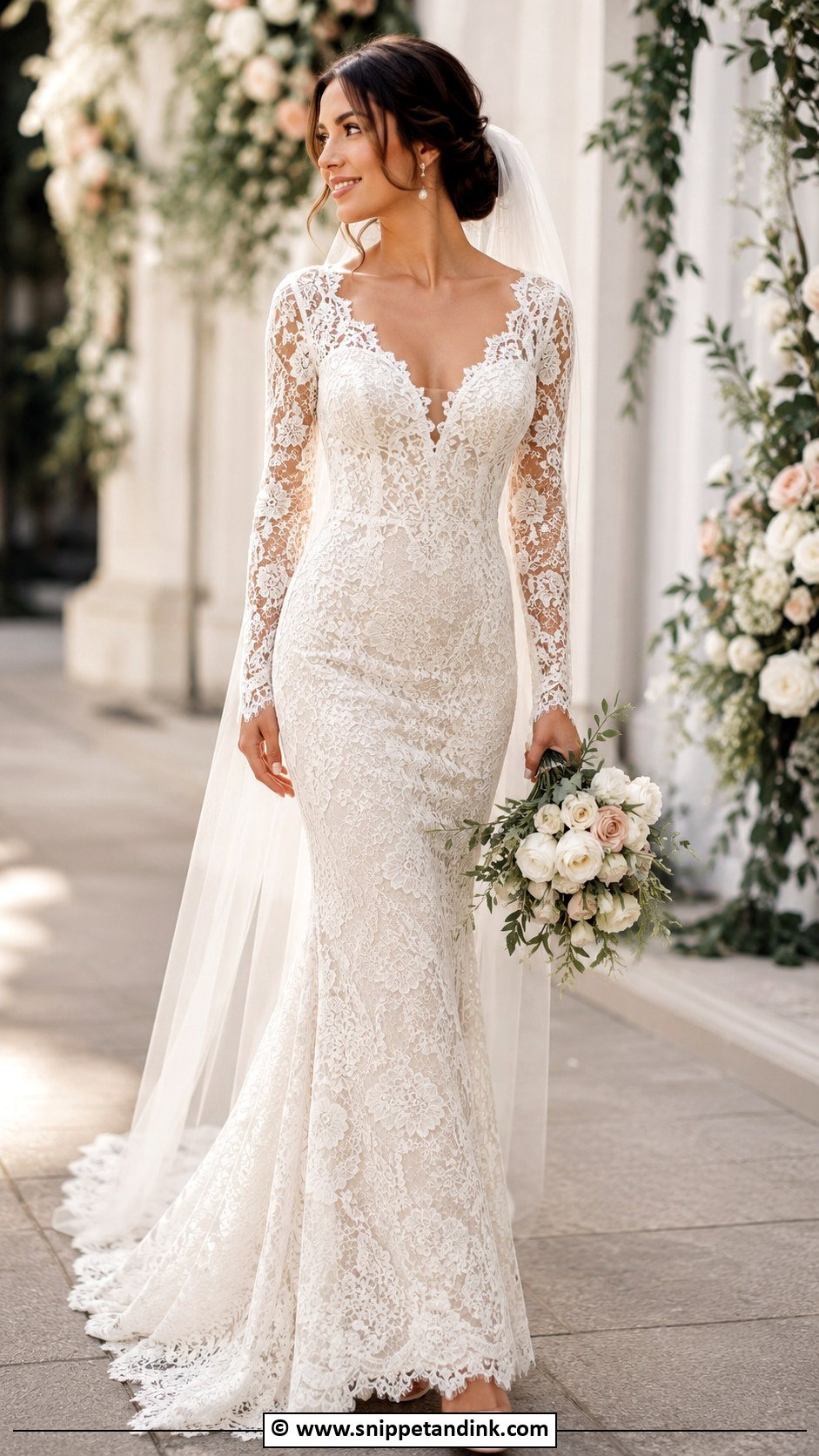 Tight Lace Wedding Dress - Snippet and Ink - 30 Tight Wedding Dress Ideas