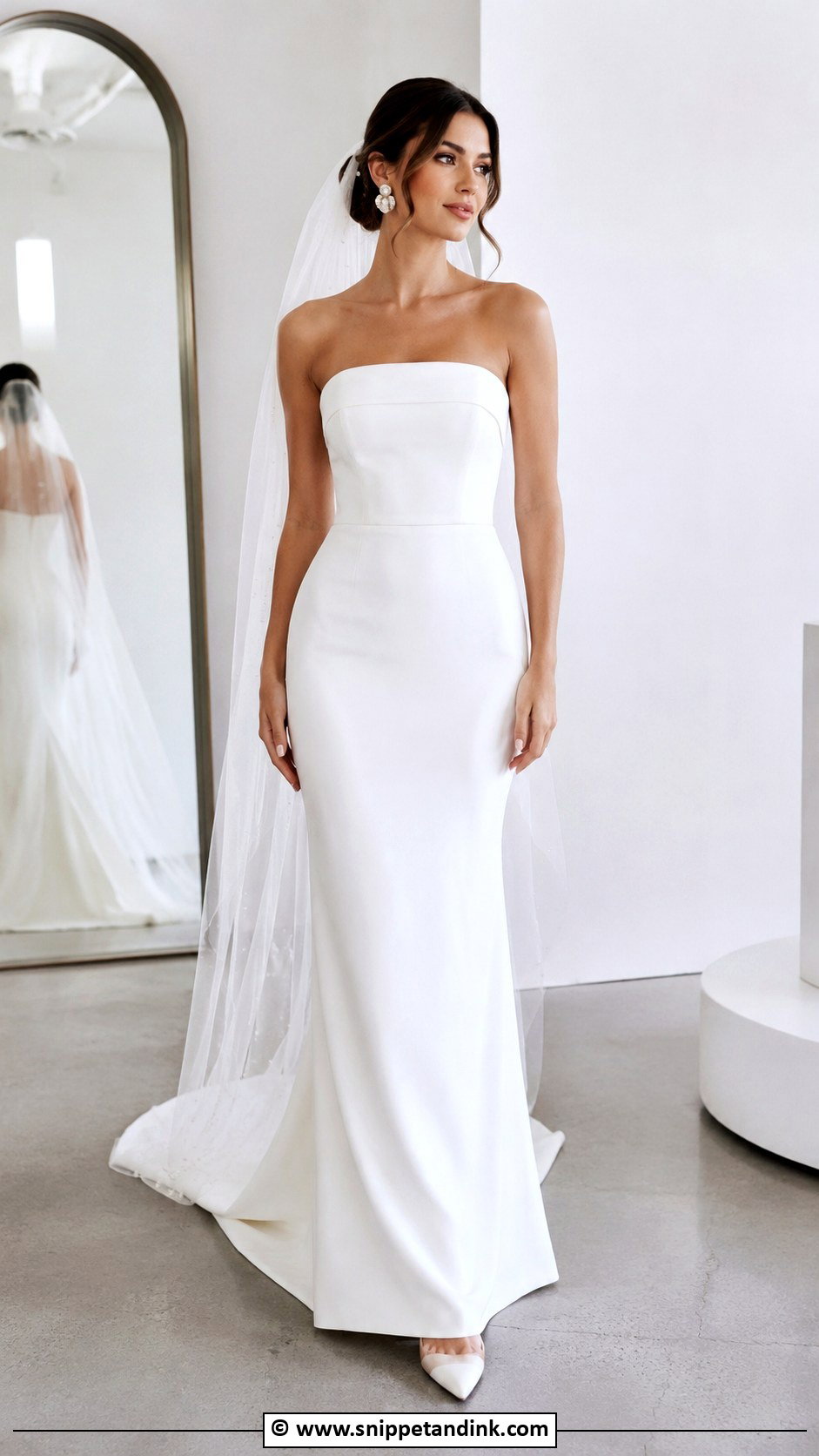 Tight Strapless Wedding Dress - Snippet and Ink - 30 Tight Wedding Dress Ideas
