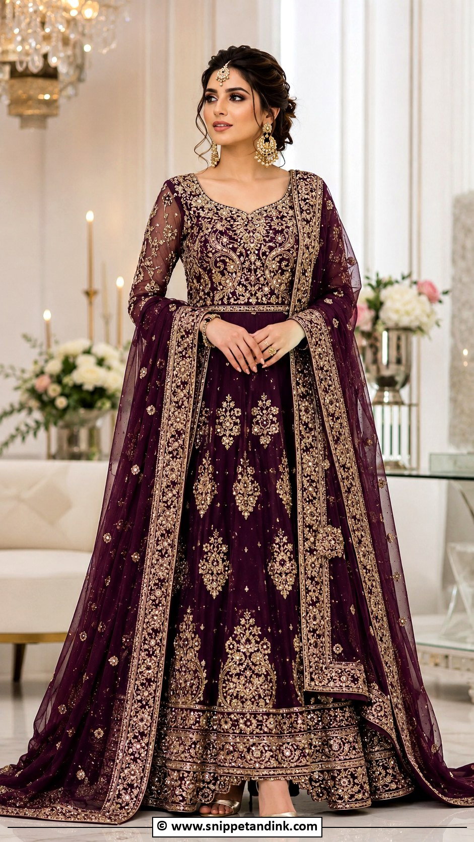 Tissue Pakistani Bridal Pishwas - Snippet and Ink - 30 Pakistani Bridal Dresses
