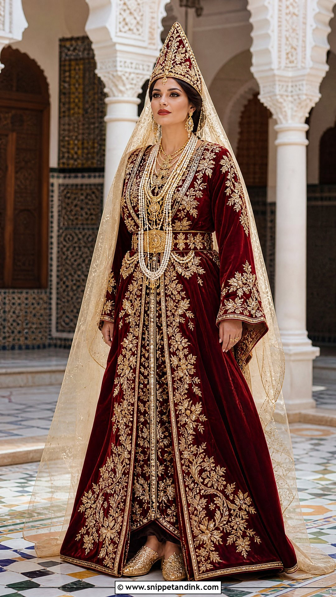 Tlemcen Chedda Wedding Dress - Snippet and Ink - 25 Algerian Wedding Dress Ideas