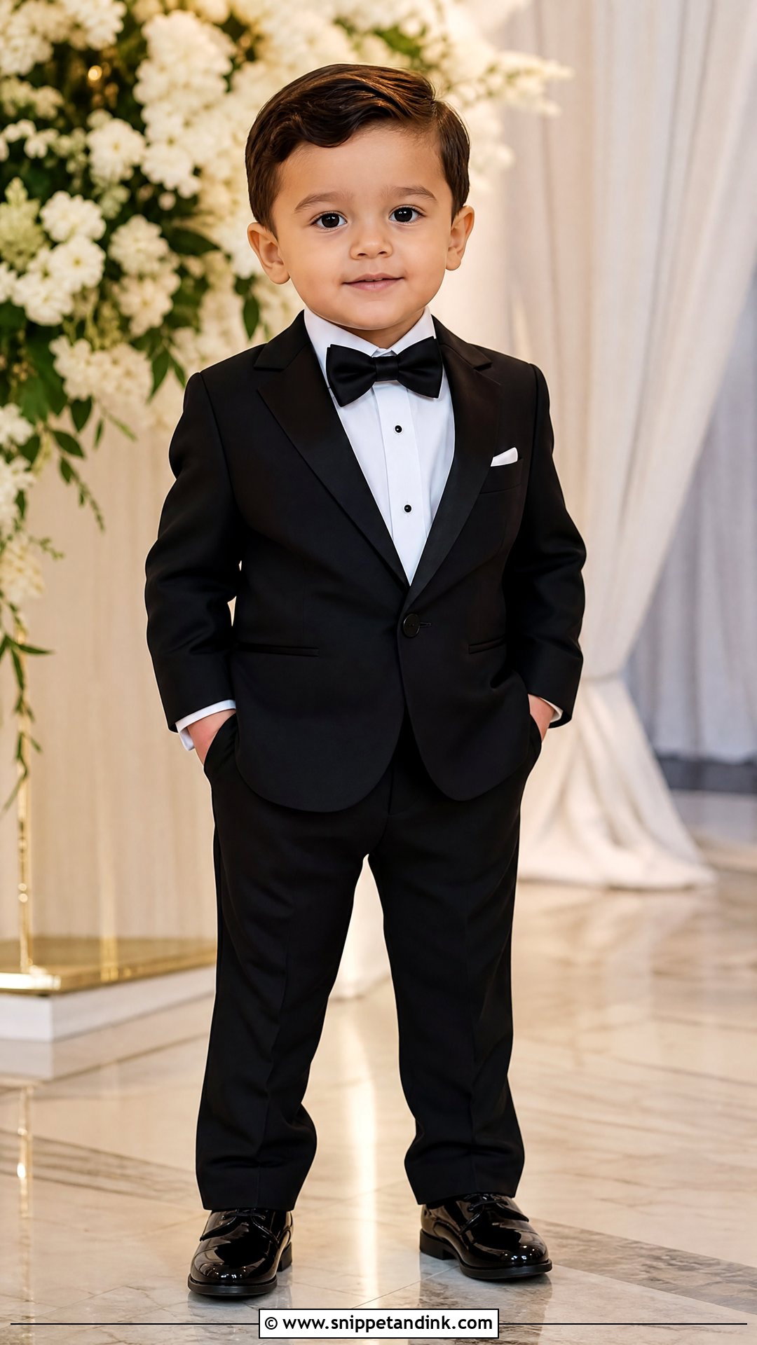 Toddler Boy Black Tuxedo Outfit - Snippet and Ink - 25 Toddler Boy Wedding Outfit Ideas