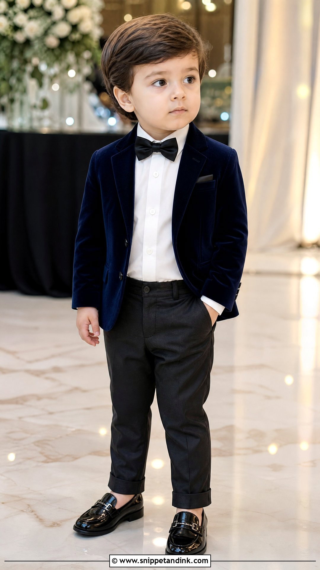 Toddler Boy Velvet Blazer Outfit - Snippet and Ink - 25 Toddler Boy Wedding Outfit Ideas