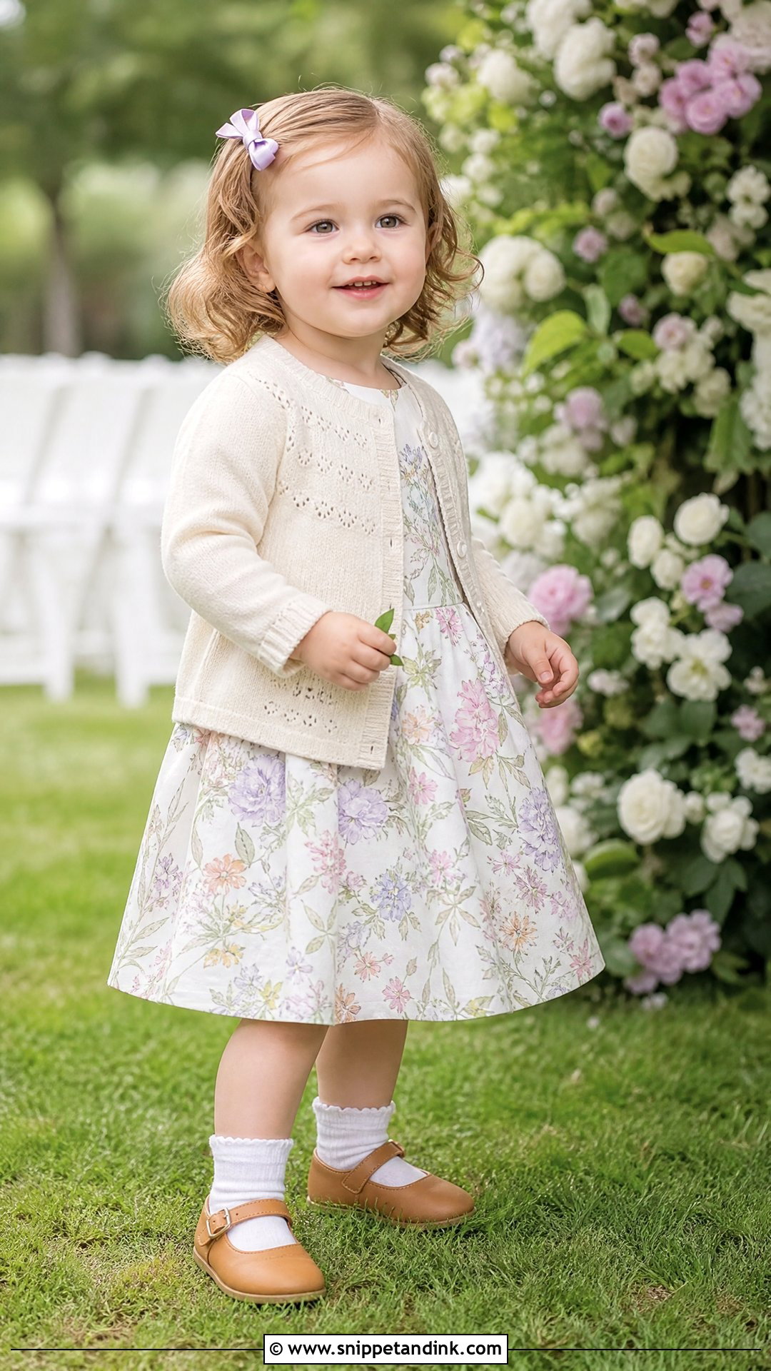 Toddler Floral Dress Wedding Outfit - Snippet and Ink - 20 Toddler Wedding Outfit Ideas