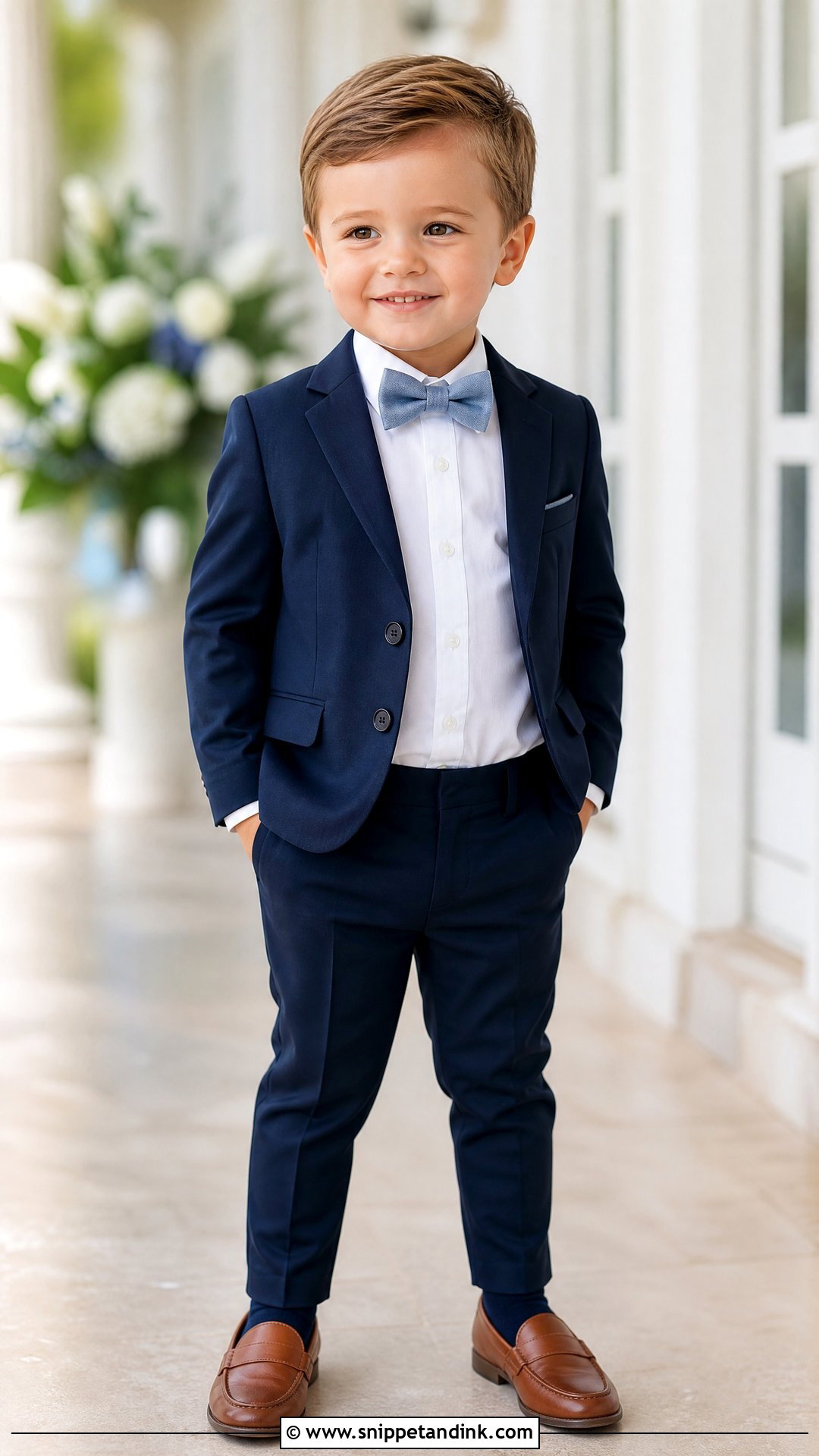 Toddler Navy Suit Wedding Outfit - Snippet and Ink - 20 Toddler Wedding Outfit Ideas
