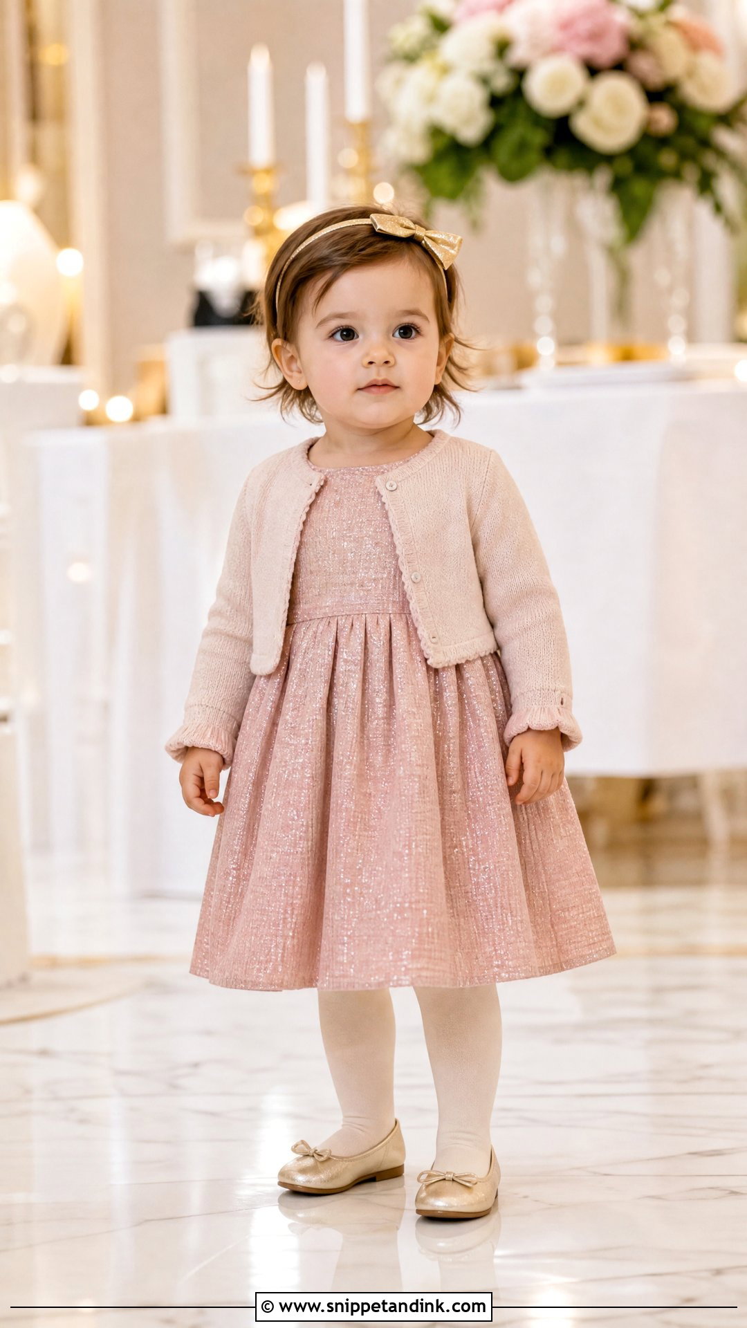 Toddler Sparkle Dress Wedding Outfit - Snippet and Ink - 20 Toddler Wedding Outfit Ideas