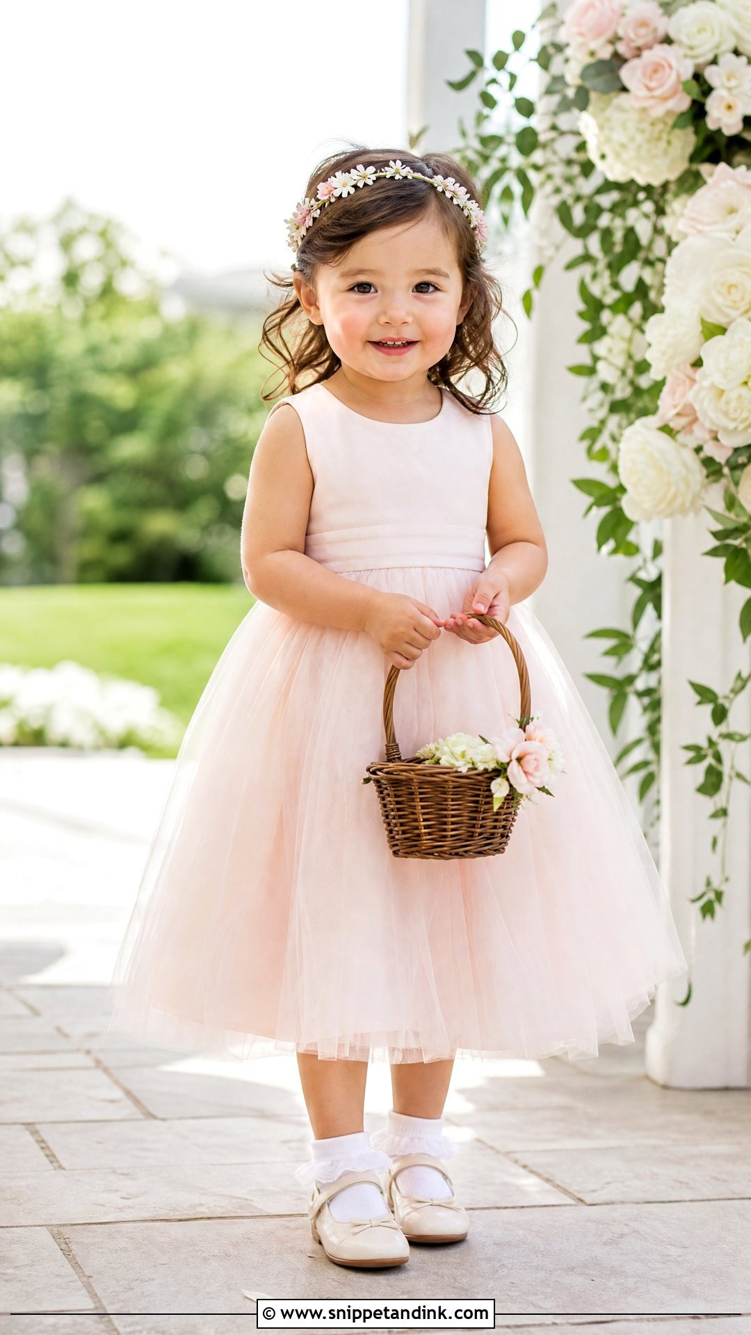 Toddler Tulle Flower Girl Dress Outfit - Snippet and Ink - 20 Toddler Wedding Outfit Ideas