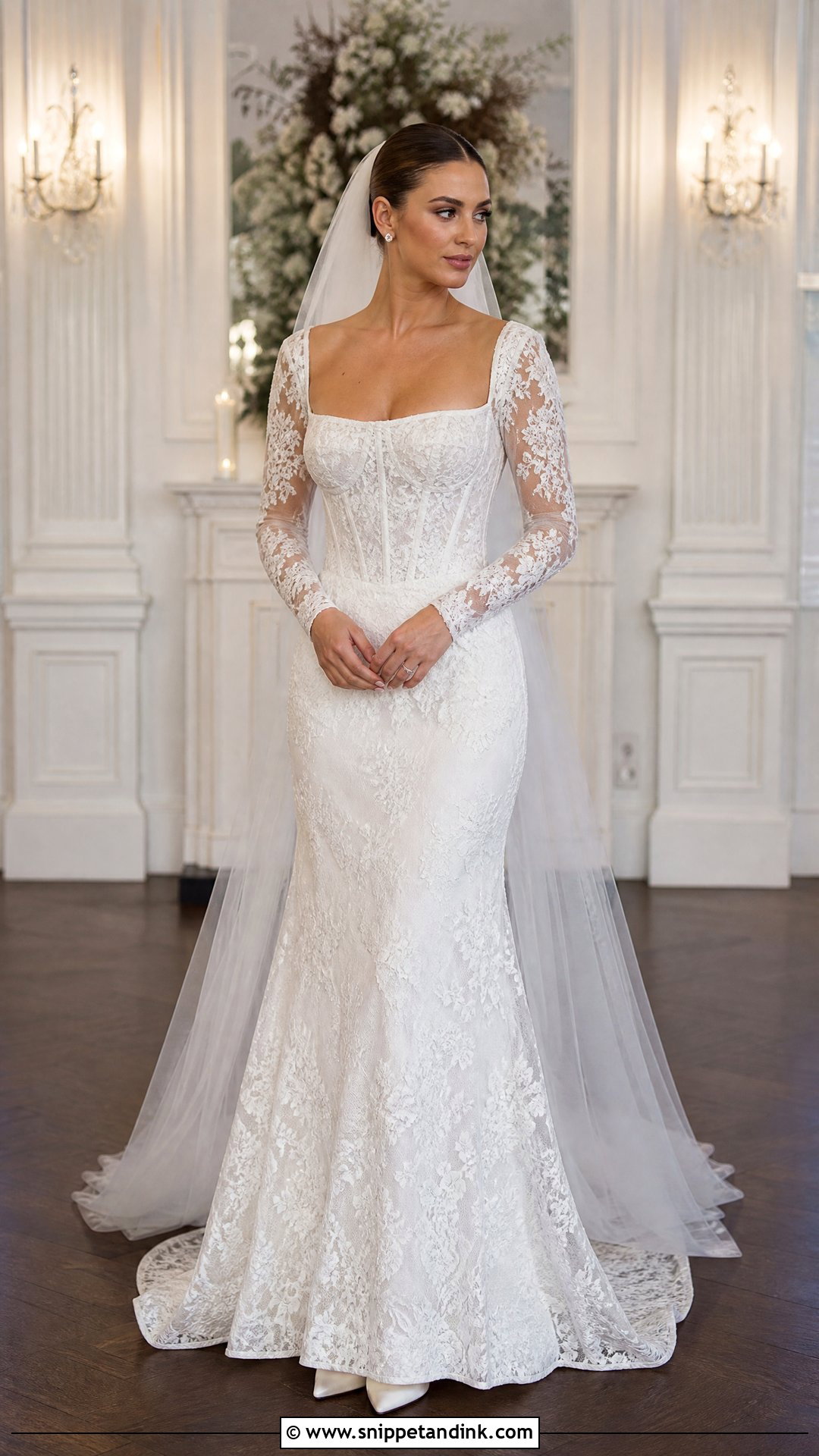 Tom Sebastien Long Sleeve Wedding Dress - Snippet and Ink - 20 Tom Sebastien Wedding Dress Ideas