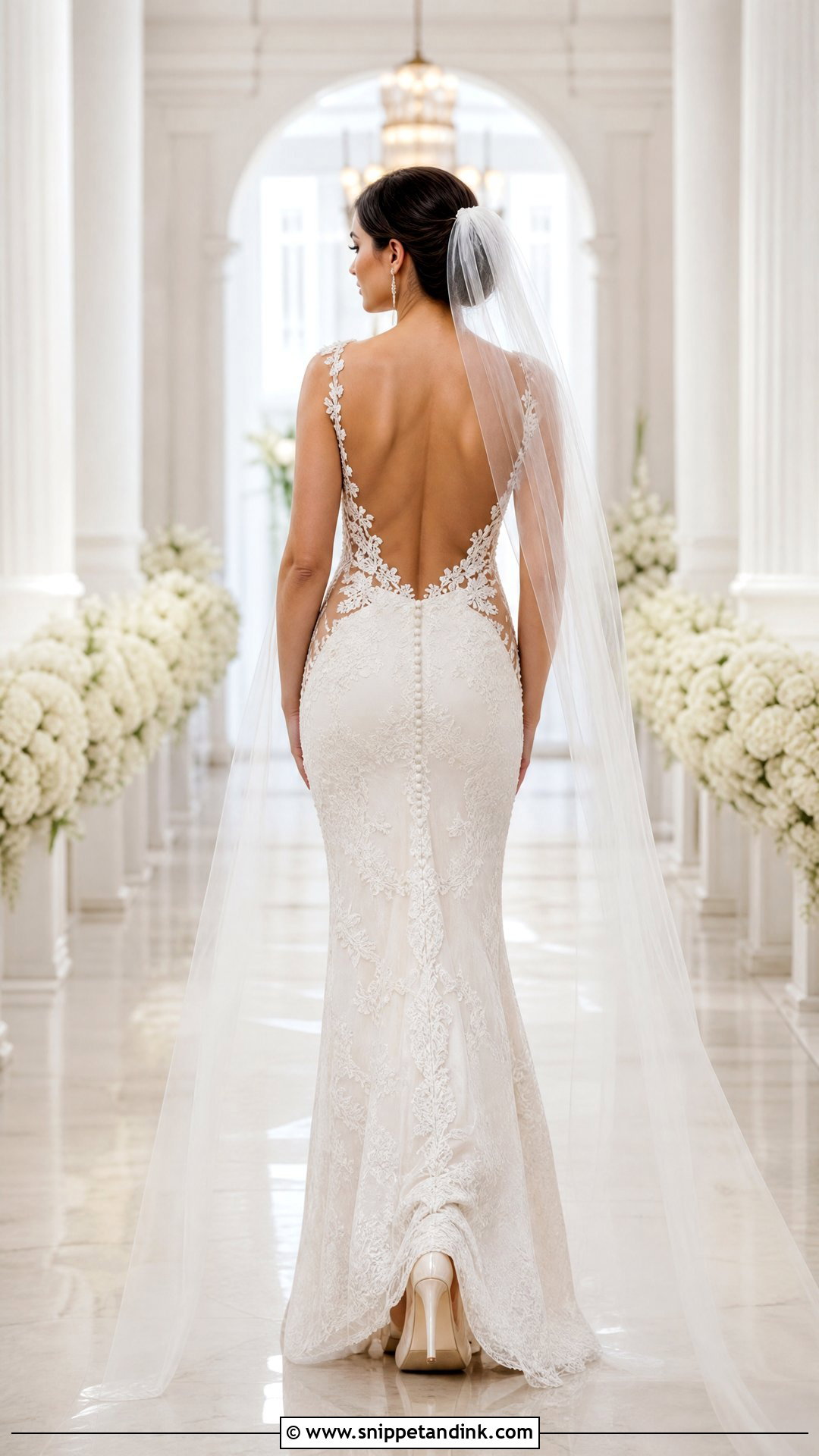 Tom Sebastien Open Back Wedding Dress - Snippet and Ink - 20 Tom Sebastien Wedding Dress Ideas