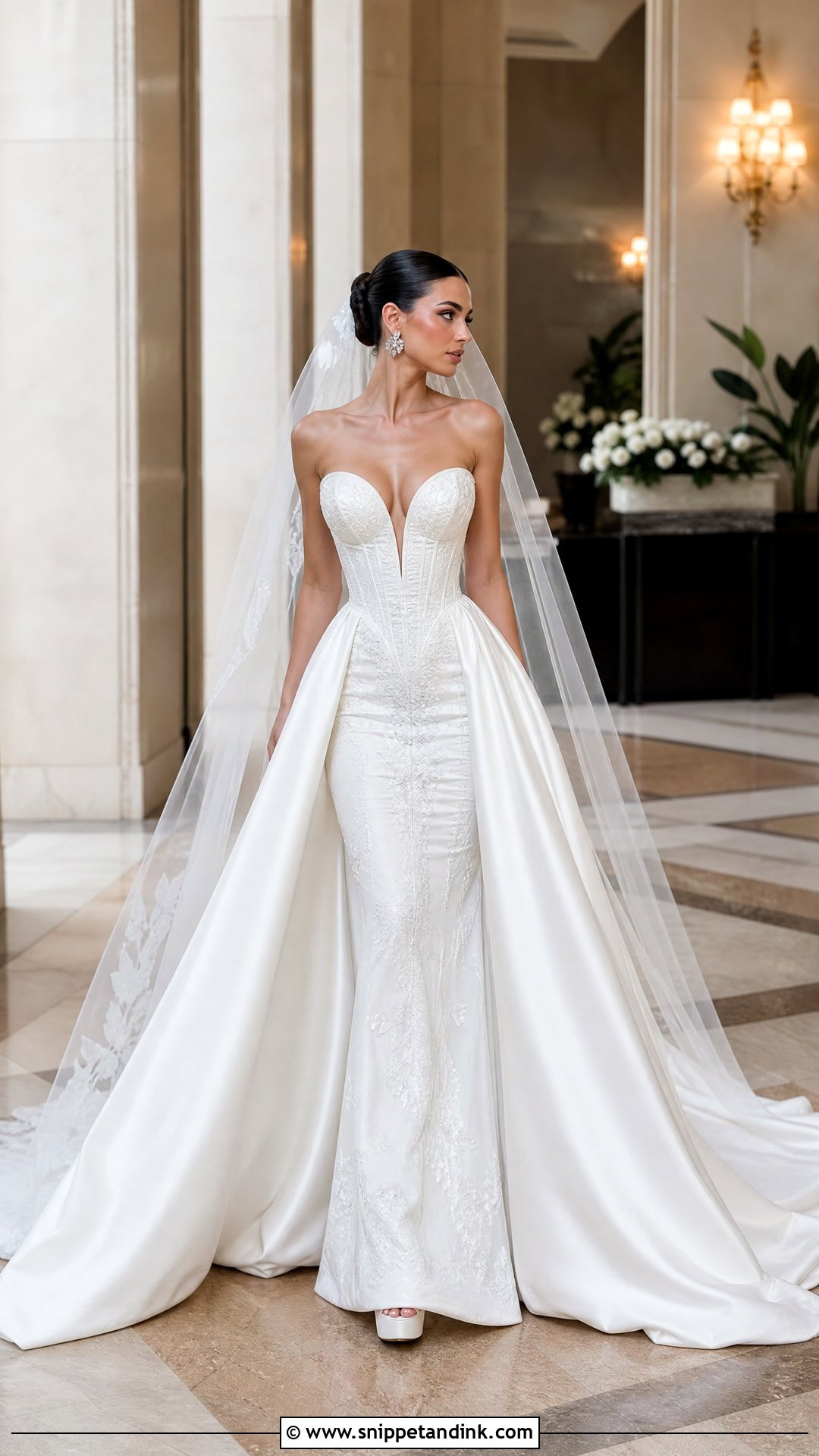 Tom Sebastien Overskirt Wedding Dress - Snippet and Ink - 20 Tom Sebastien Wedding Dress Ideas