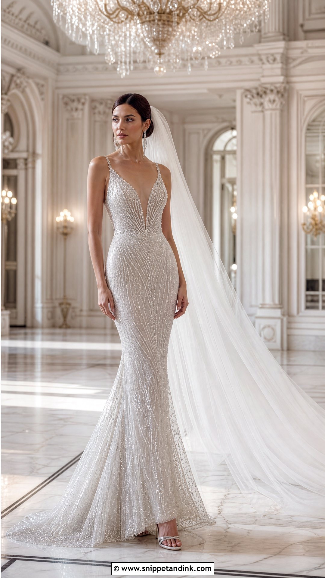 Tom Sebastien Sparkling Mermaid Wedding Dress - Snippet and Ink - 20 Tom Sebastien Wedding Dress Ideas