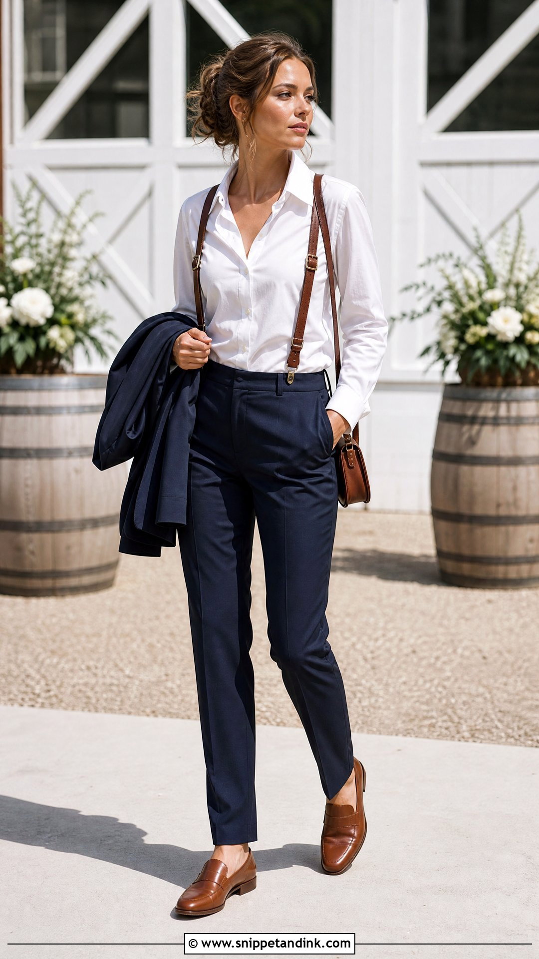 Tomboy Wedding Suspenders Outfit - Snippet and Ink - 25 Tomboy Wedding Outfit Ideas