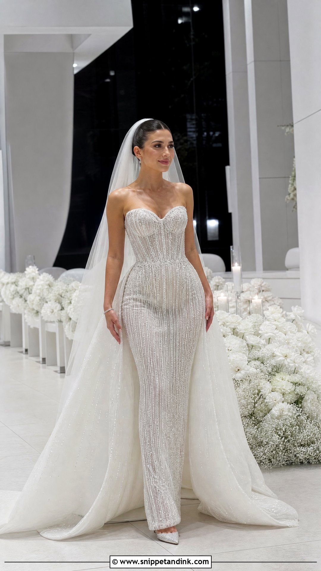 Tony Ward Bridal Crystal Column Gown - Snippet and Ink - 20 Tony Ward Bridal Ideas