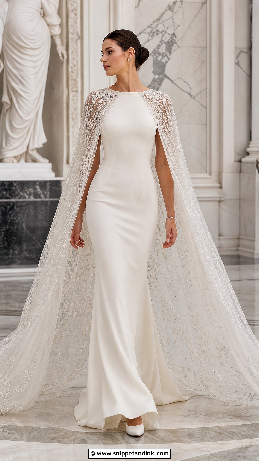 Tony Ward Bridal Gown With Cape - Snippet and Ink - 20 Tony Ward Bridal Ideas