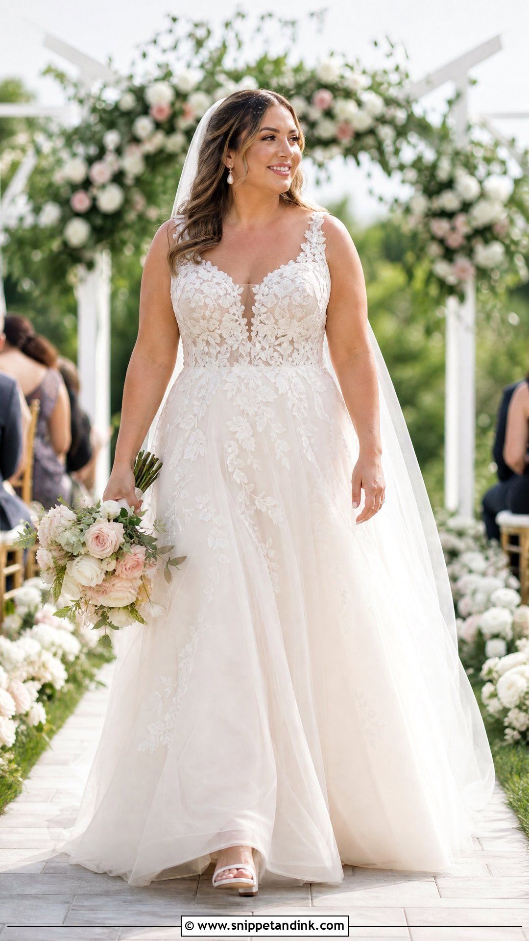 Tony Ward Bridal Lace A Line Gown - Snippet and Ink - 20 Tony Ward Bridal Ideas