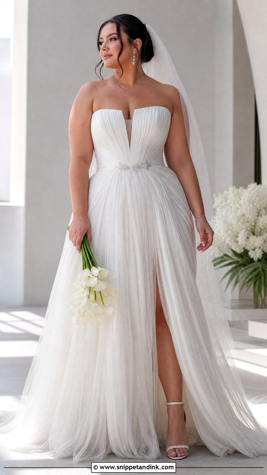 Tony Ward Bridal Pleated Tulle Gown - Snippet and Ink - 20 Tony Ward Bridal Ideas