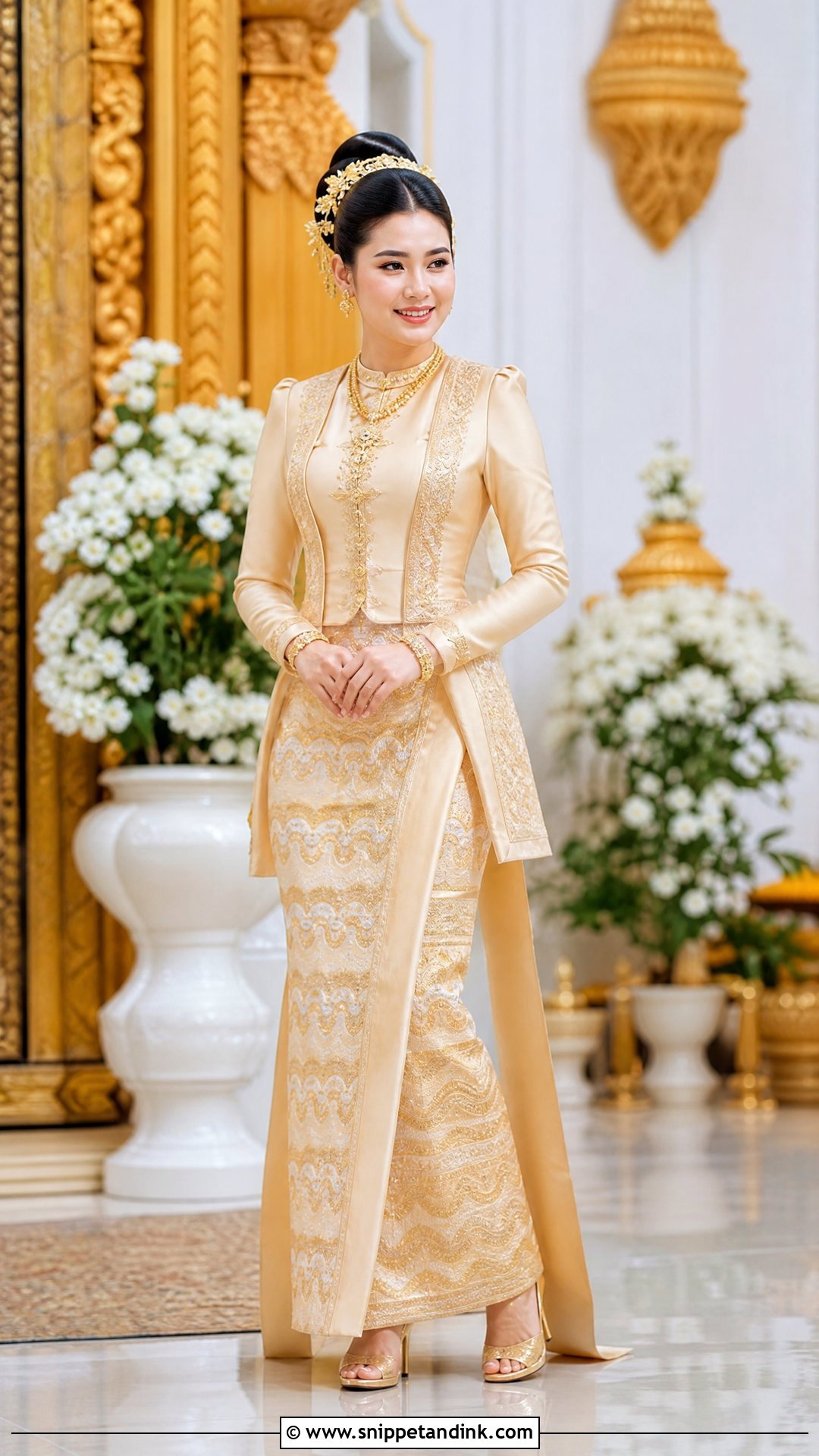 Traditional Burmese Wedding Dress - Snippet and Ink - 25 Burmese Wedding Dress Ideas