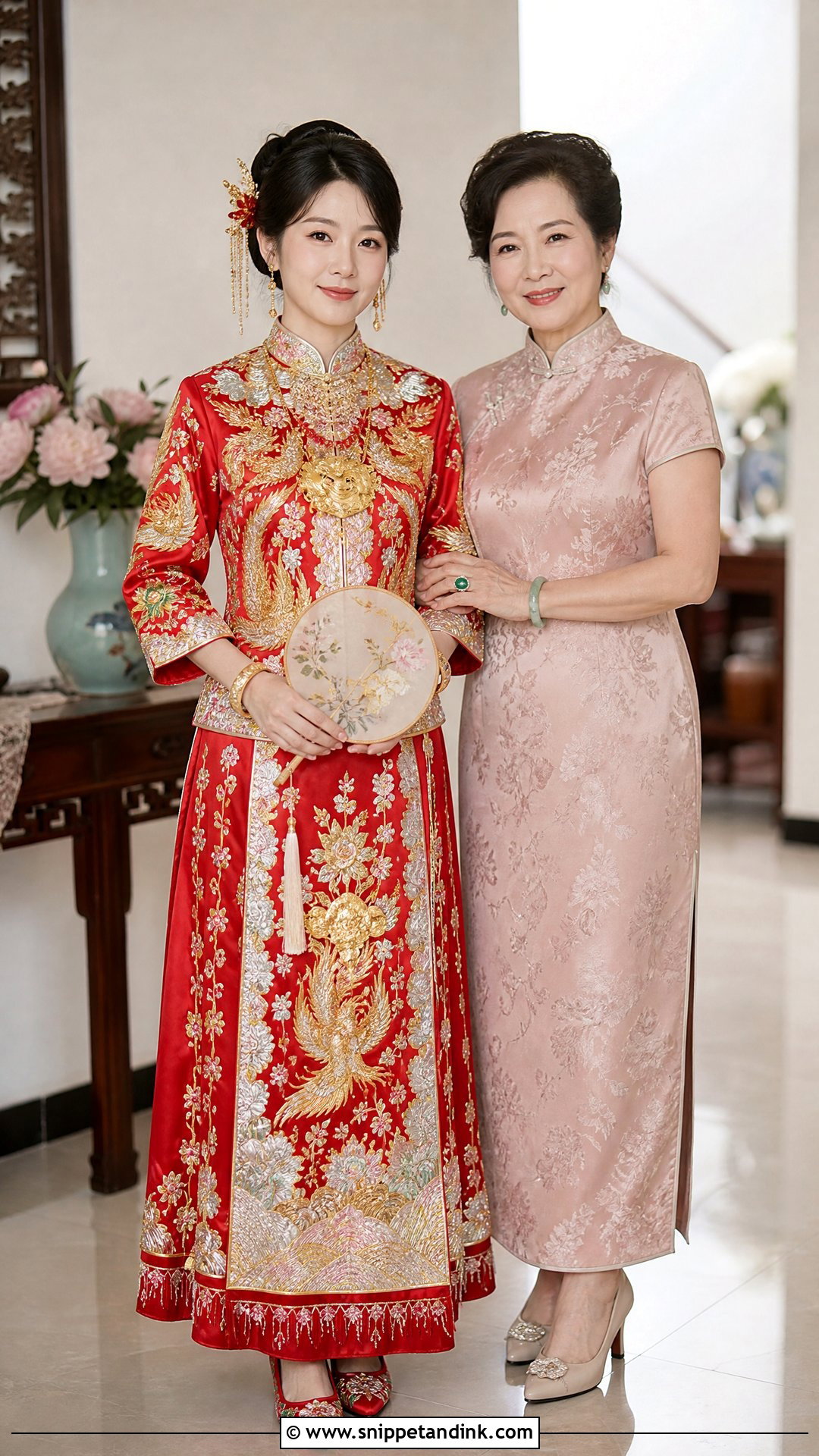 Traditional Chinese Bride Heirloom Qun Kwa Outfit - Snippet and Ink - 20 Traditional Chinese Bride Ideas