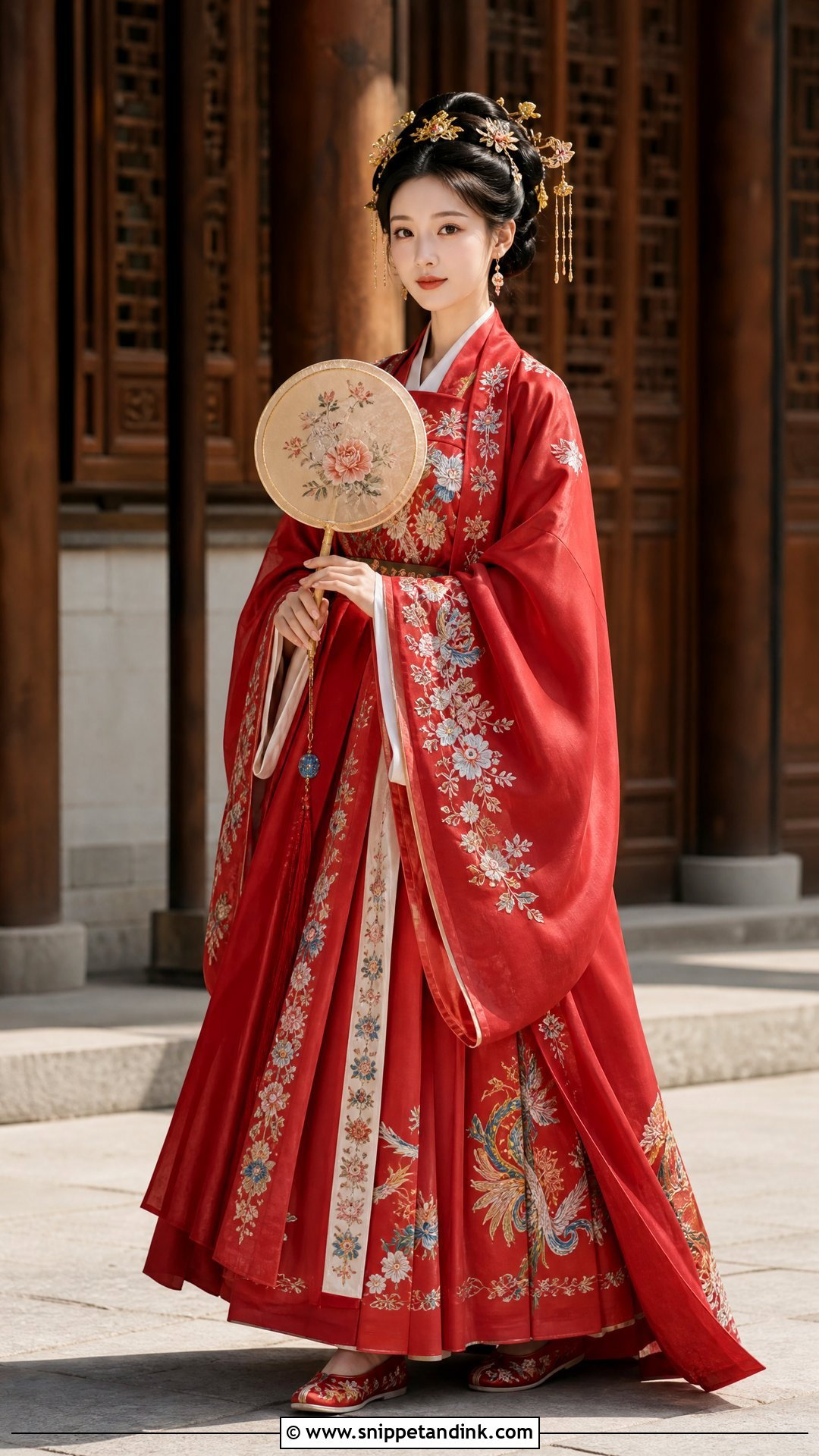 Traditional Chinese Bride Ming Hanfu Outfit - Snippet and Ink - 20 Traditional Chinese Bride Ideas
