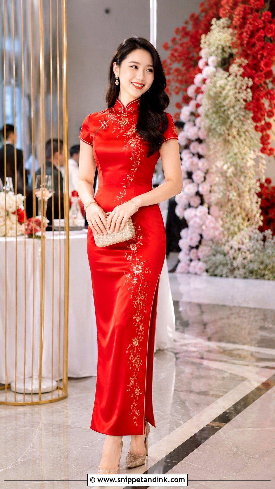 Traditional Chinese Reception Dress - Snippet and Ink - 25 Traditional Chinese Wedding Dress Ideas