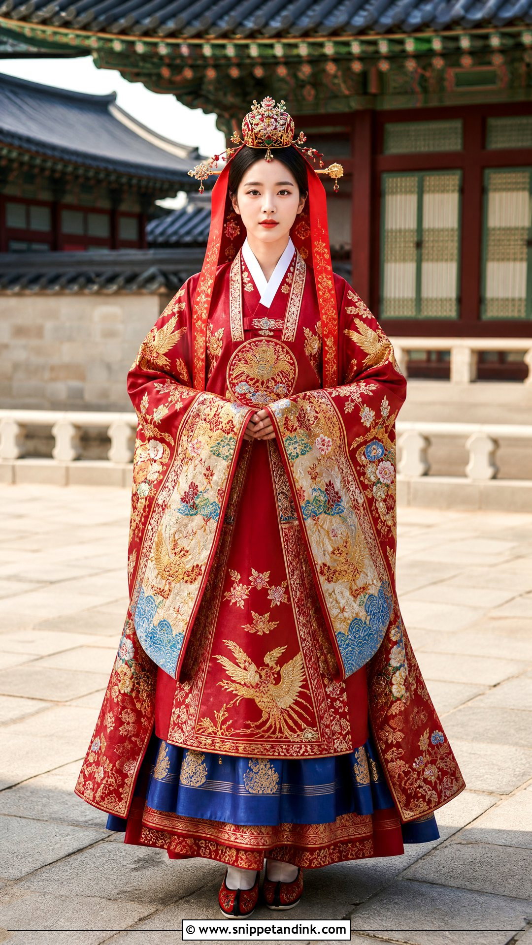 Traditional Hwarot Korean Wedding Dress - Snippet and Ink - 25 Elegant Korean Wedding Dress Ideas