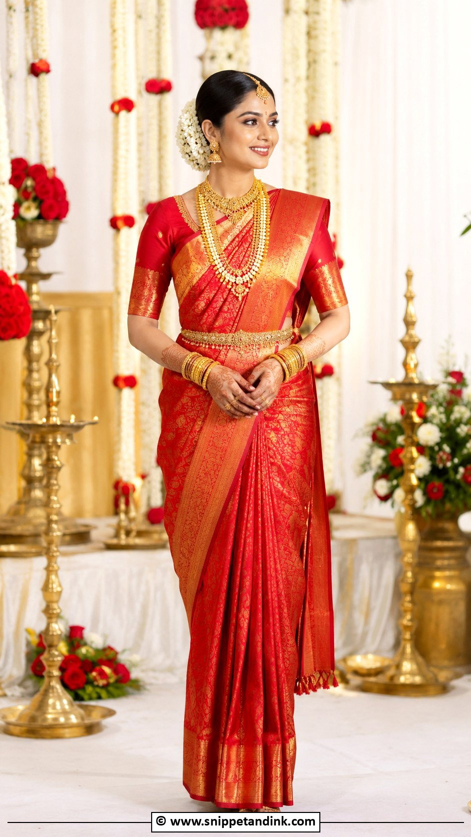 Traditional Indian Sari Wedding Dress - Snippet and Ink - 35 Traditional Wedding Dress Ideas