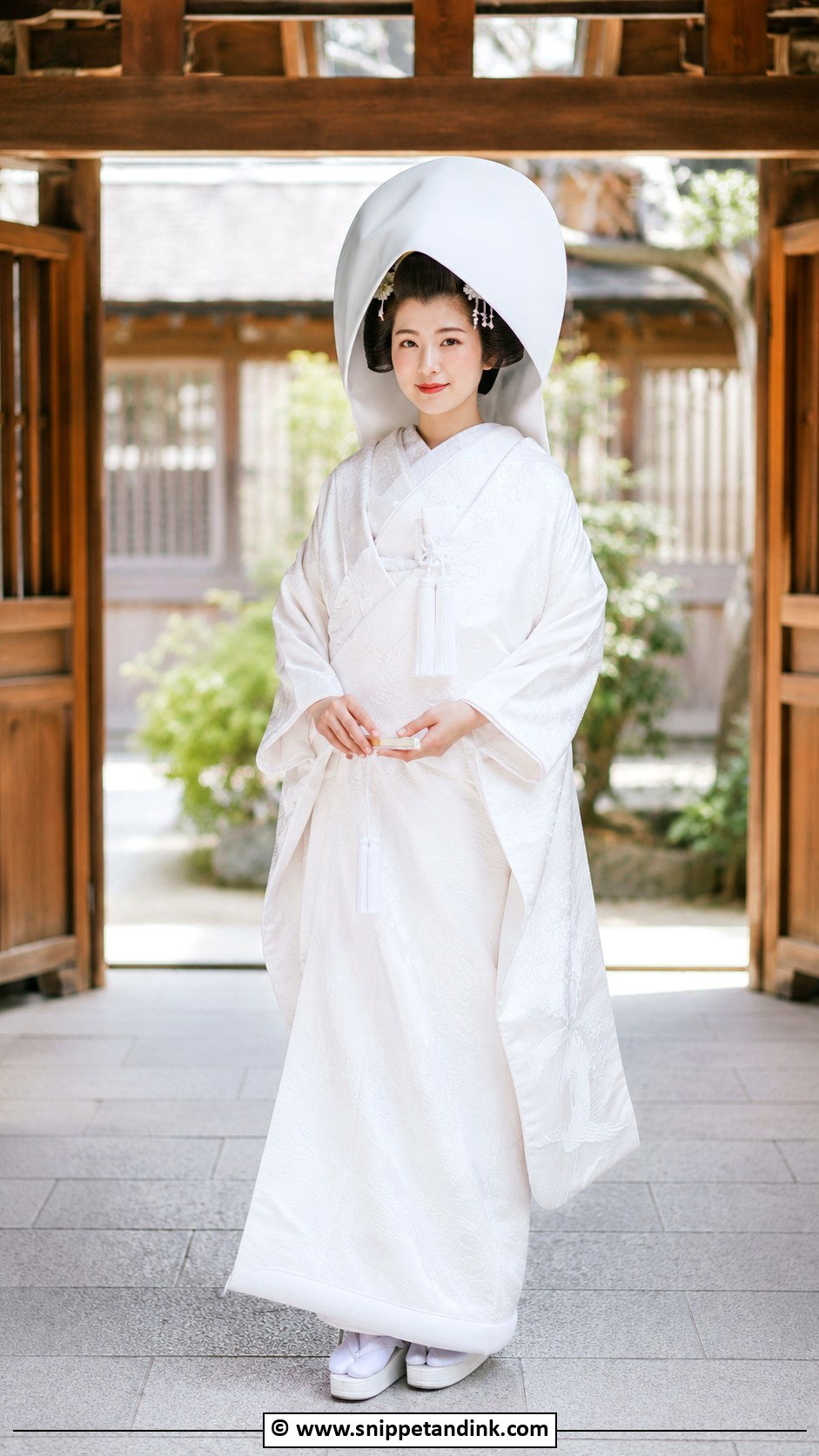 Traditional Japanese Shiromuku Wedding Dress - Snippet and Ink - 35 Traditional Wedding Dress Ideas