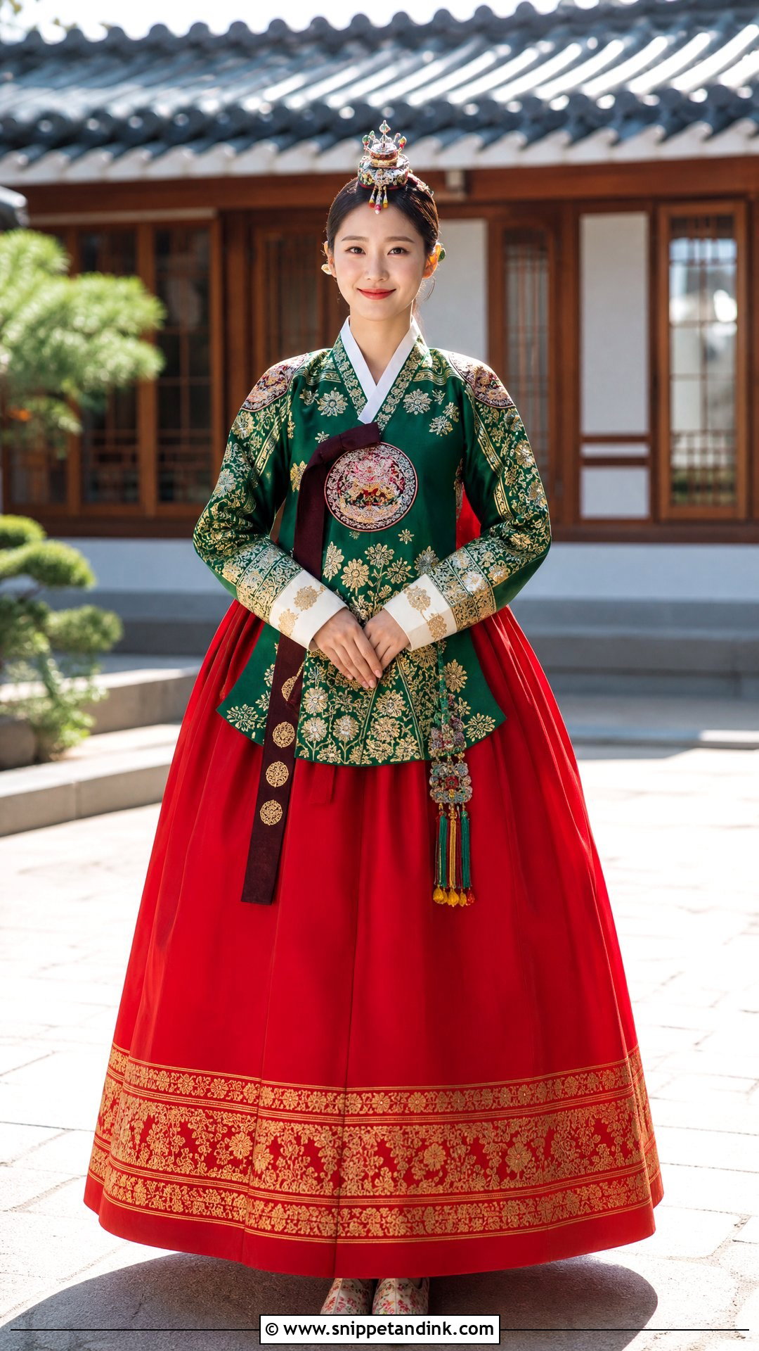 Traditional Korean Hanbok Wedding Dress - Snippet and Ink - 25 Korean Bride Dress Ideas