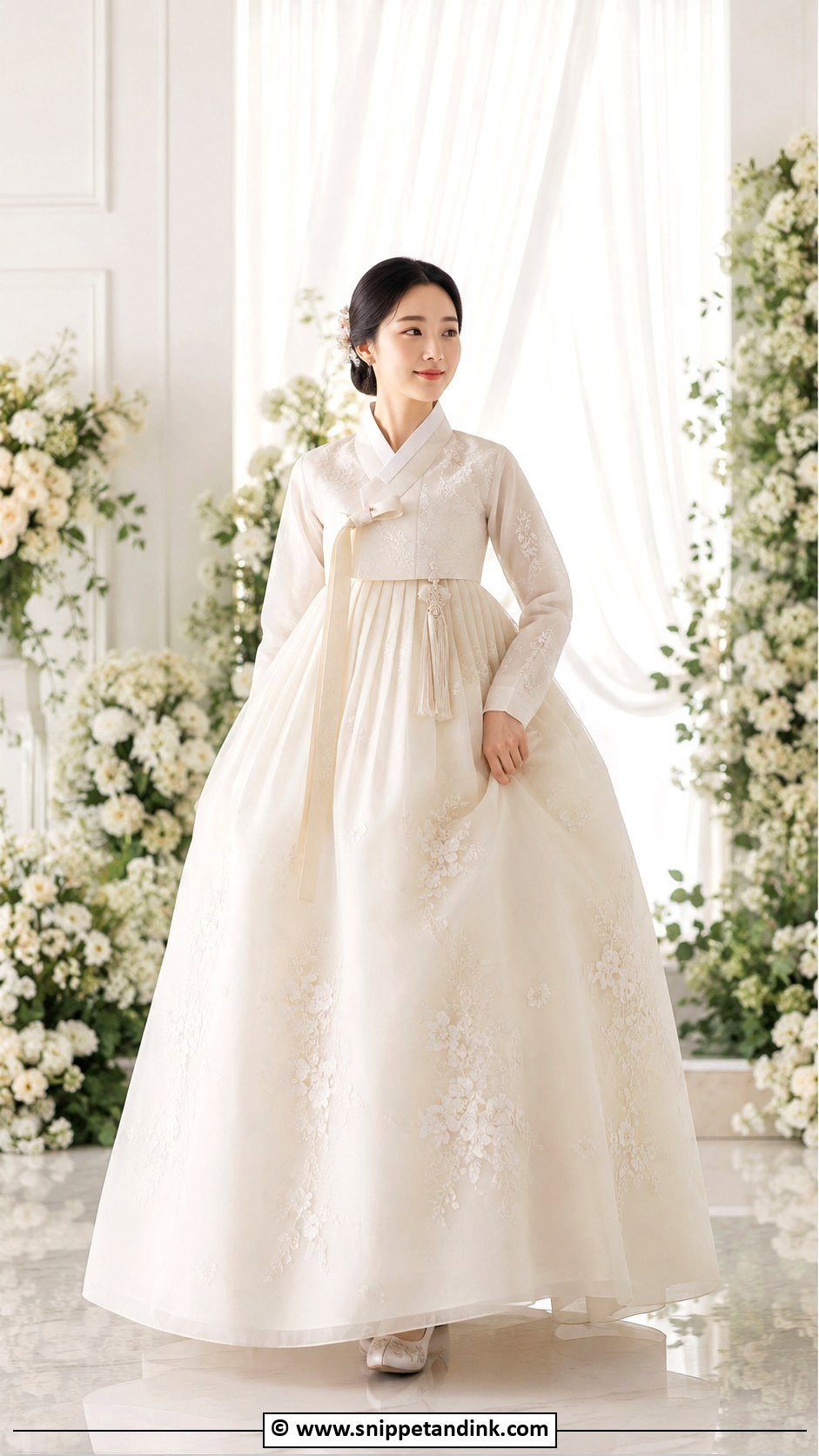 Traditional Korean Hanbok Wedding Dress - Snippet and Ink - 35 Traditional Wedding Dress Ideas