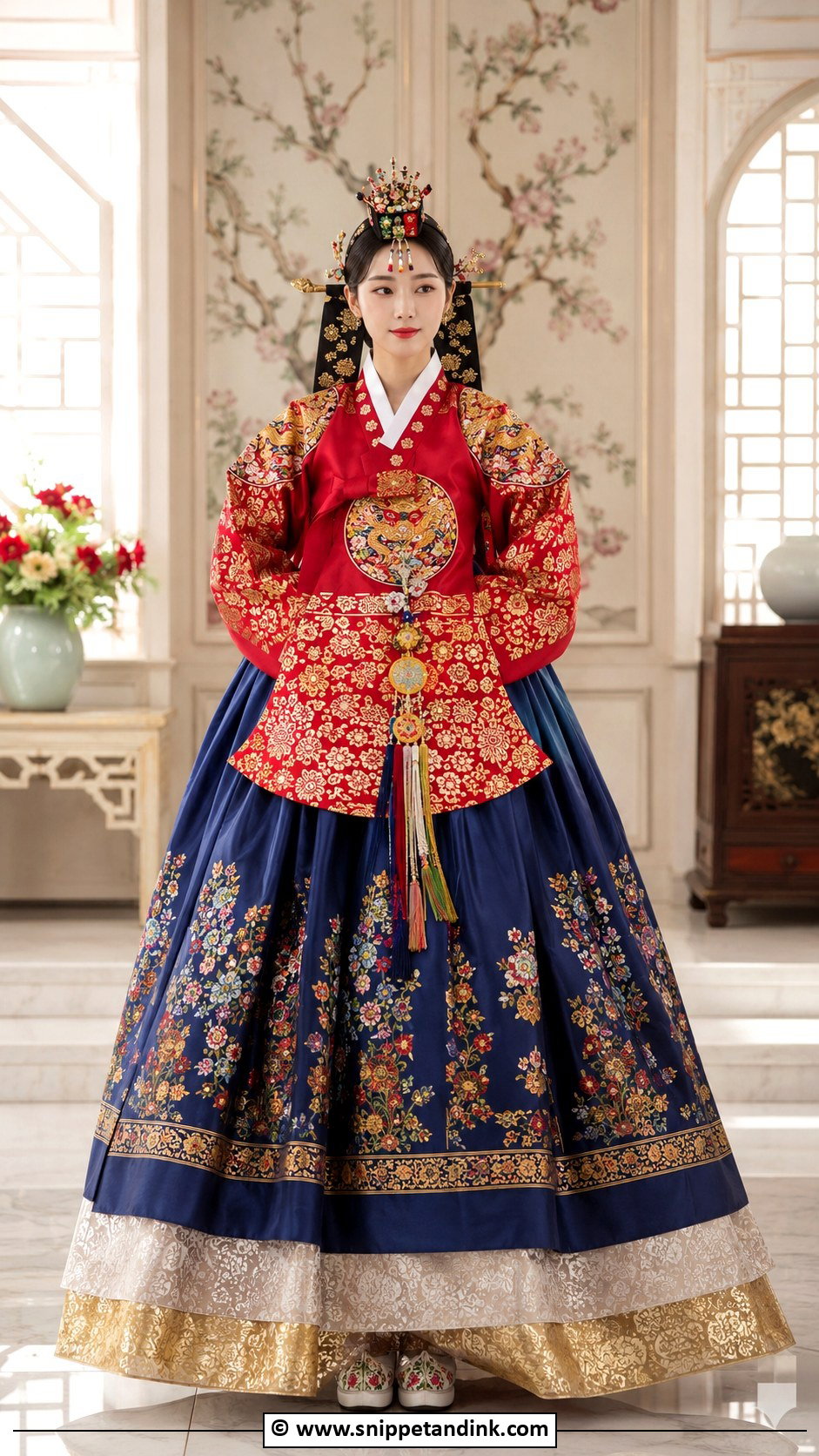 Traditional Korean Wedding Dress - Snippet and Ink - 25 Korean Wedding Dresses