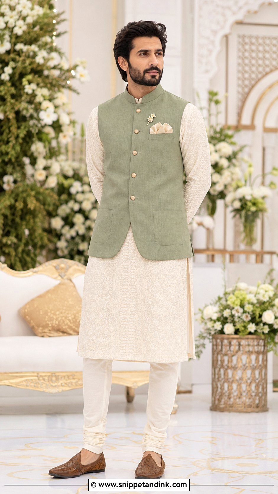 Traditional Kurta Bridesman Attire - Snippet and Ink - 20 Bridesmen Attire Ideas
