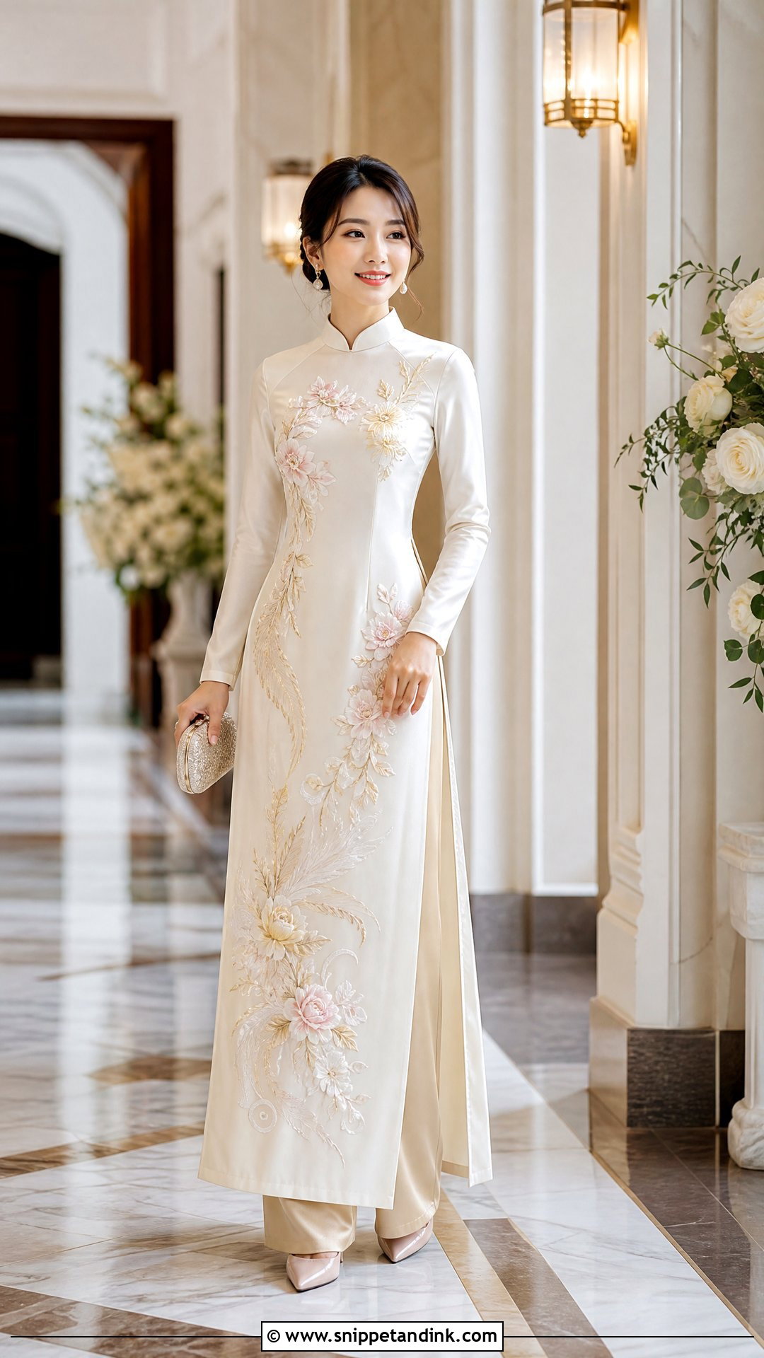 Traditional Marriage Ao Dai Outfit - Snippet and Ink - 25 Traditional Marriage Outfit for Women Ideas