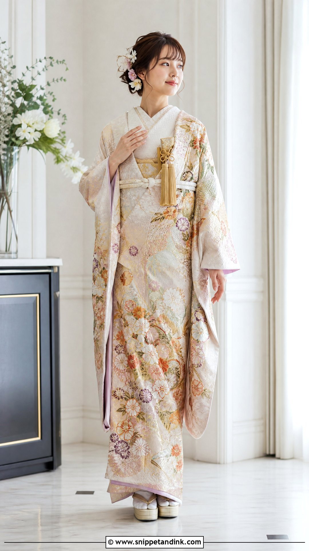 Traditional Marriage Kimono Outfit - Snippet and Ink - 25 Traditional Marriage Outfit for Women Ideas