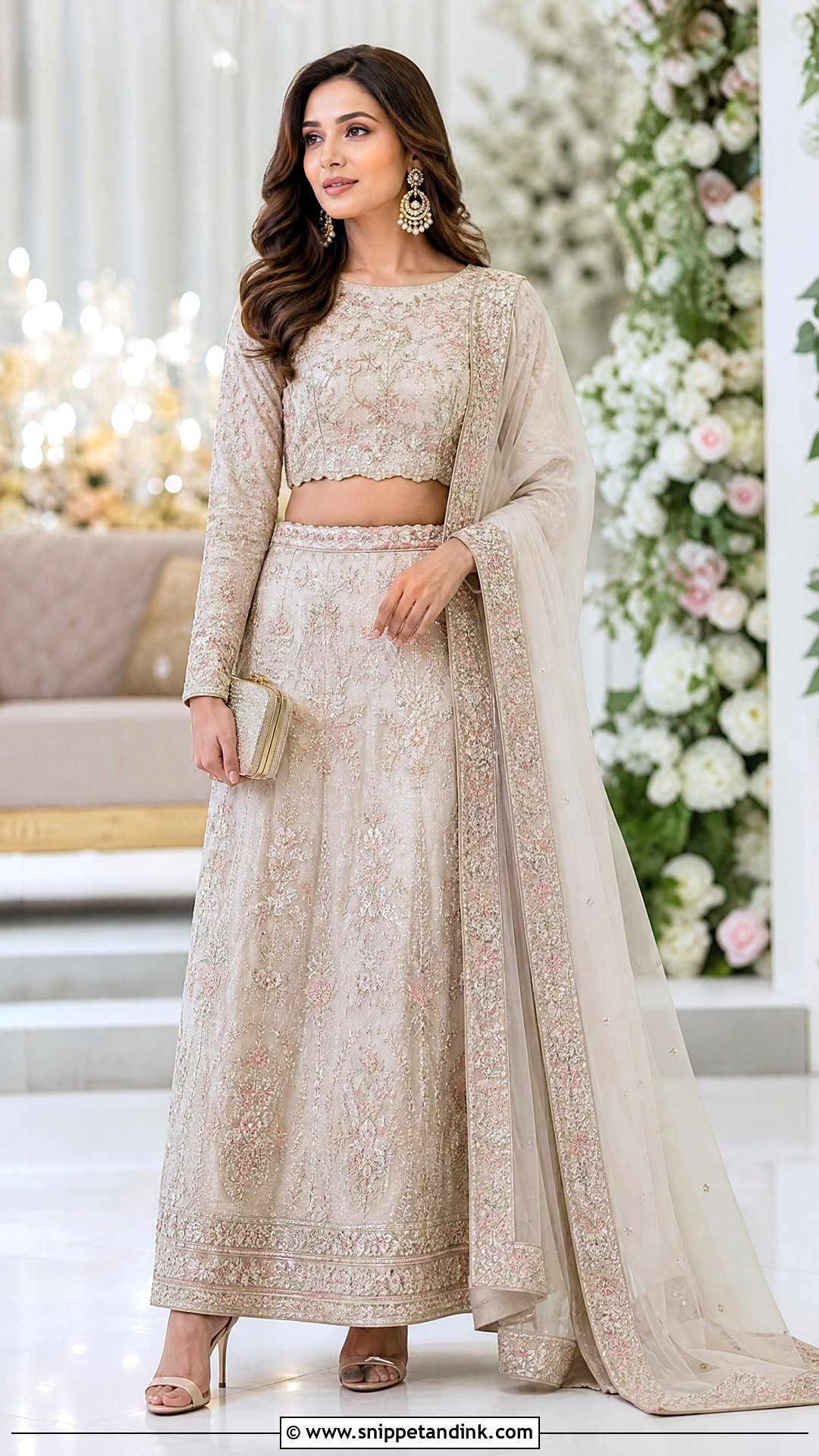Traditional Marriage Two Piece Set Outfit - Snippet and Ink - 25 Traditional Marriage Outfit for Women Ideas