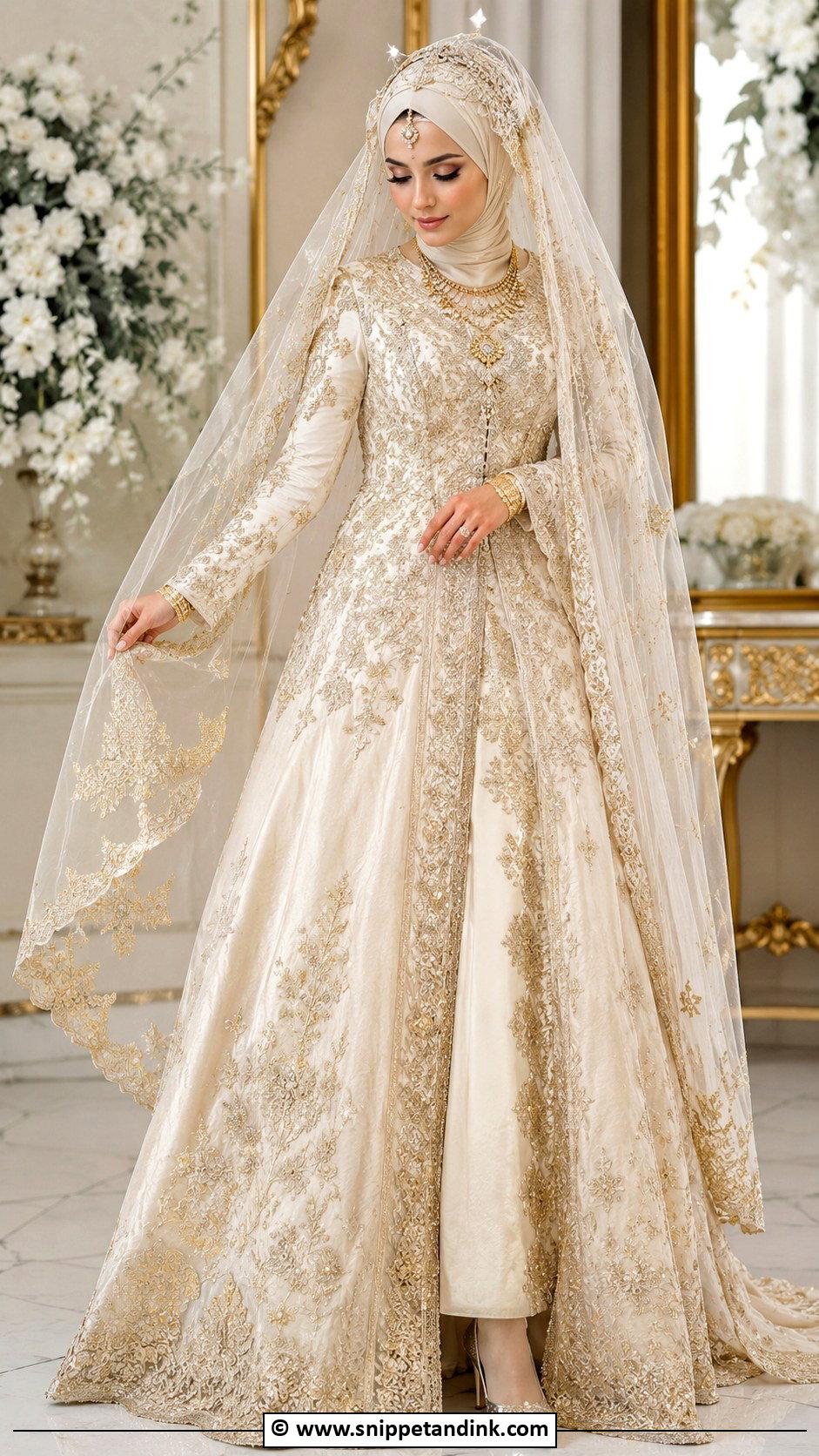 Traditional Muslim Wedding Gown - Snippet and Ink - 30 Muslim Wedding Gown Ideas