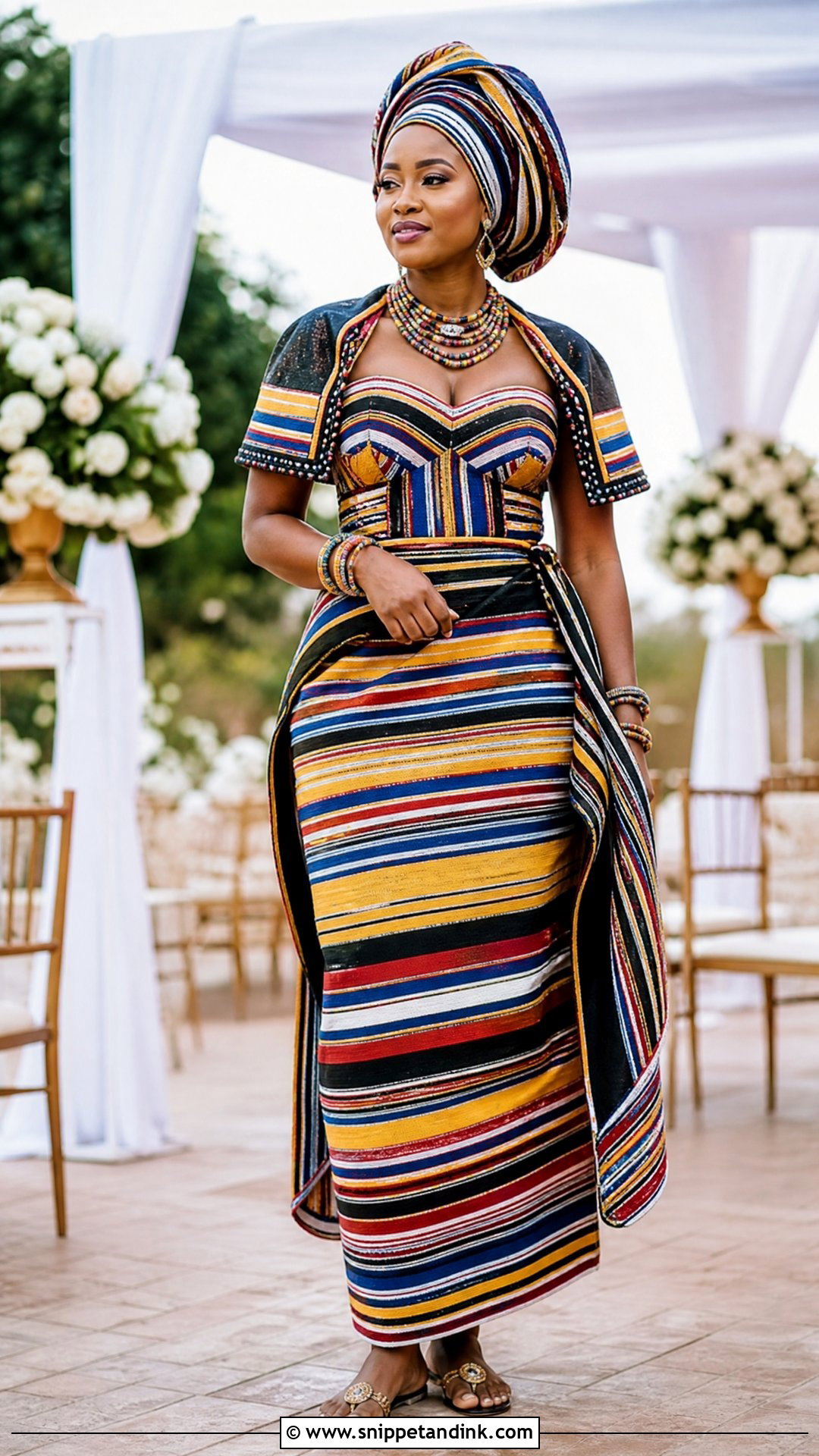 Traditional Nwenda Venda Wedding Dress - Snippet and Ink - 20 Venda Wedding Dresses