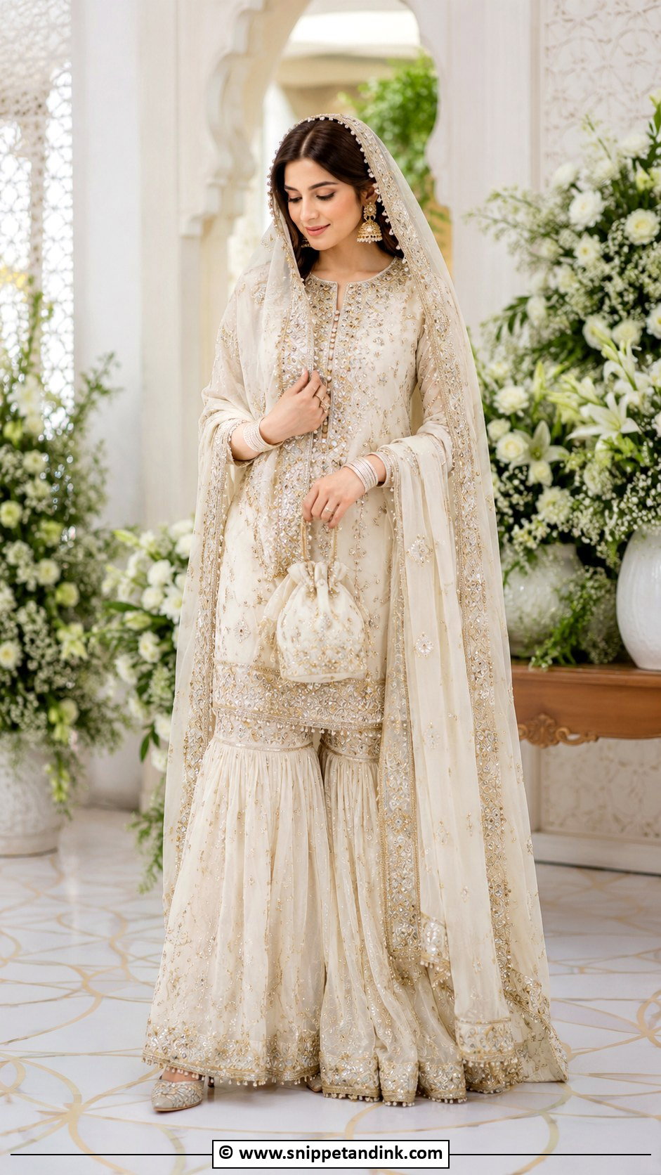 Traditional Pakistani Nikah Dress - Snippet and Ink - 35 Nikah Dress Ideas